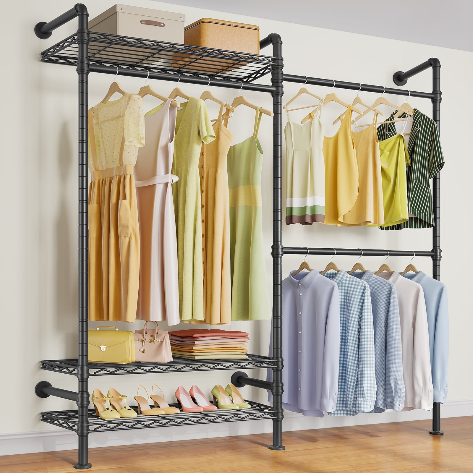 Timate F2 Wall Mounted Expandable Clothes Rack