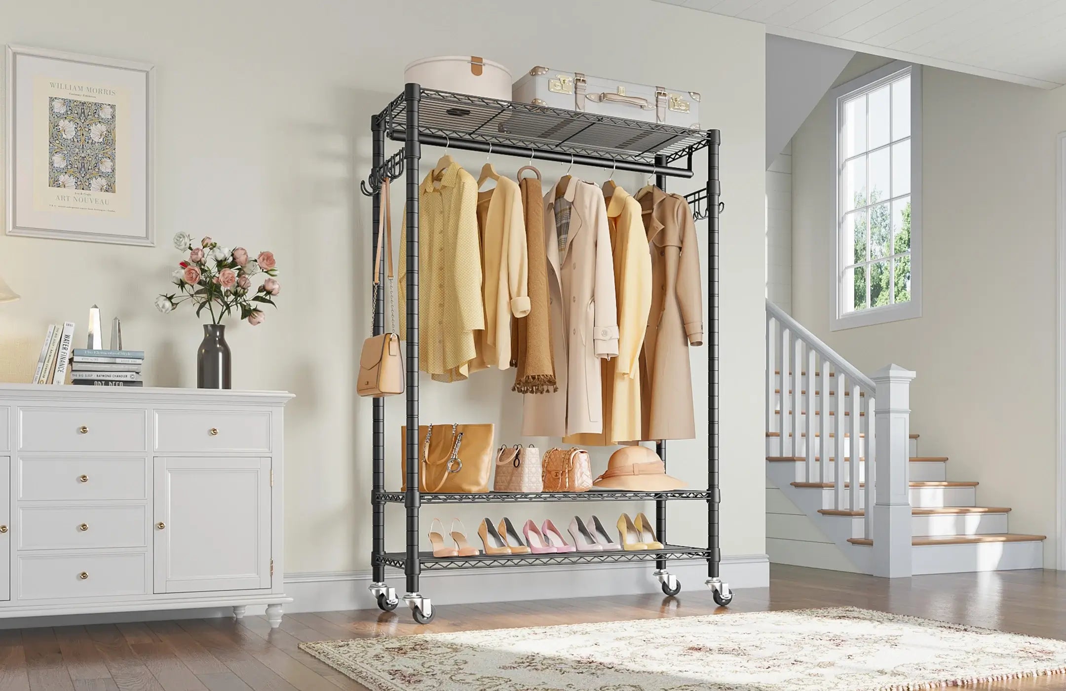 Best Clothing Racks Shop the Best Clothes Rack on Wheels - Sturdy and Portable Garment ...