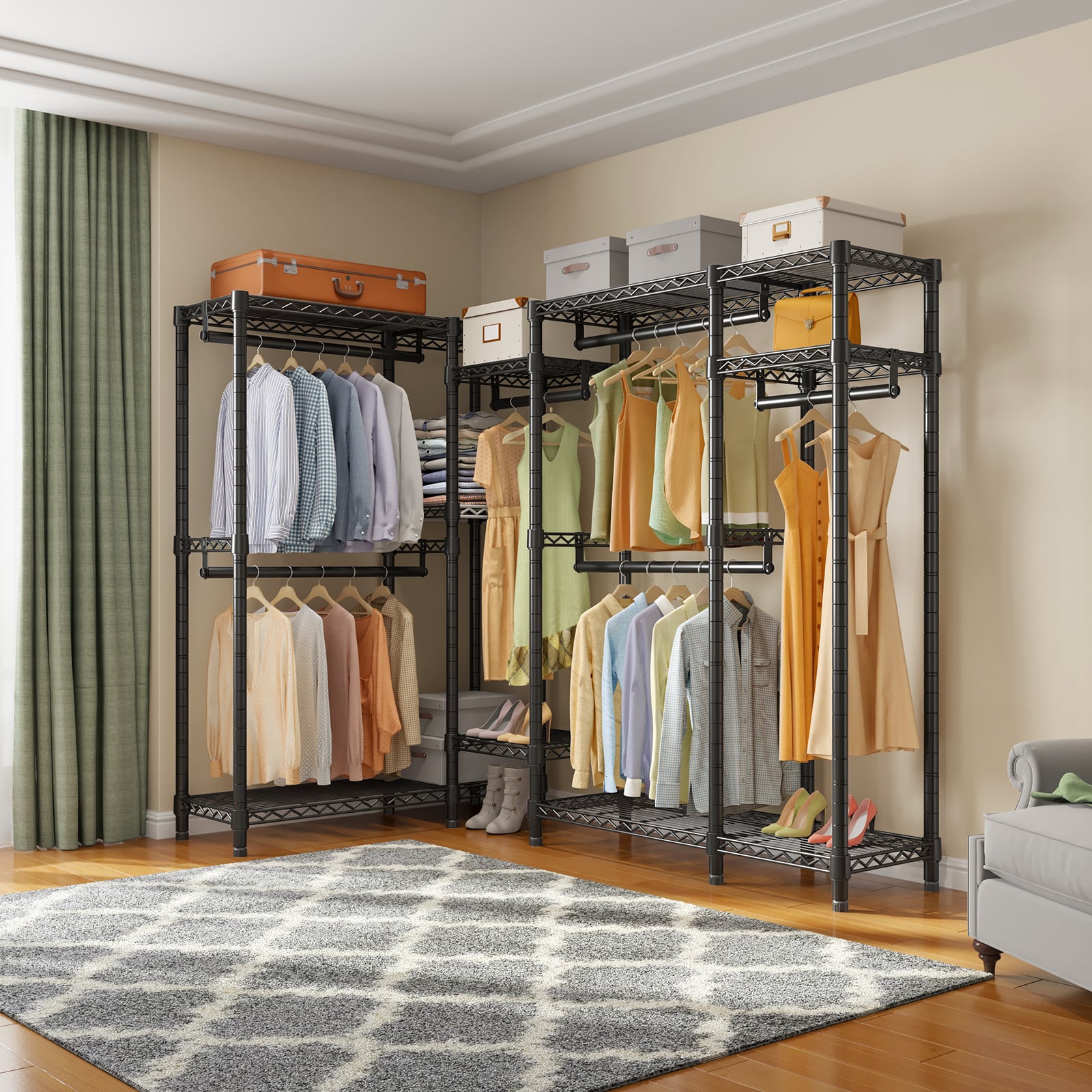 VIPEK L22S Corner Garment Rack