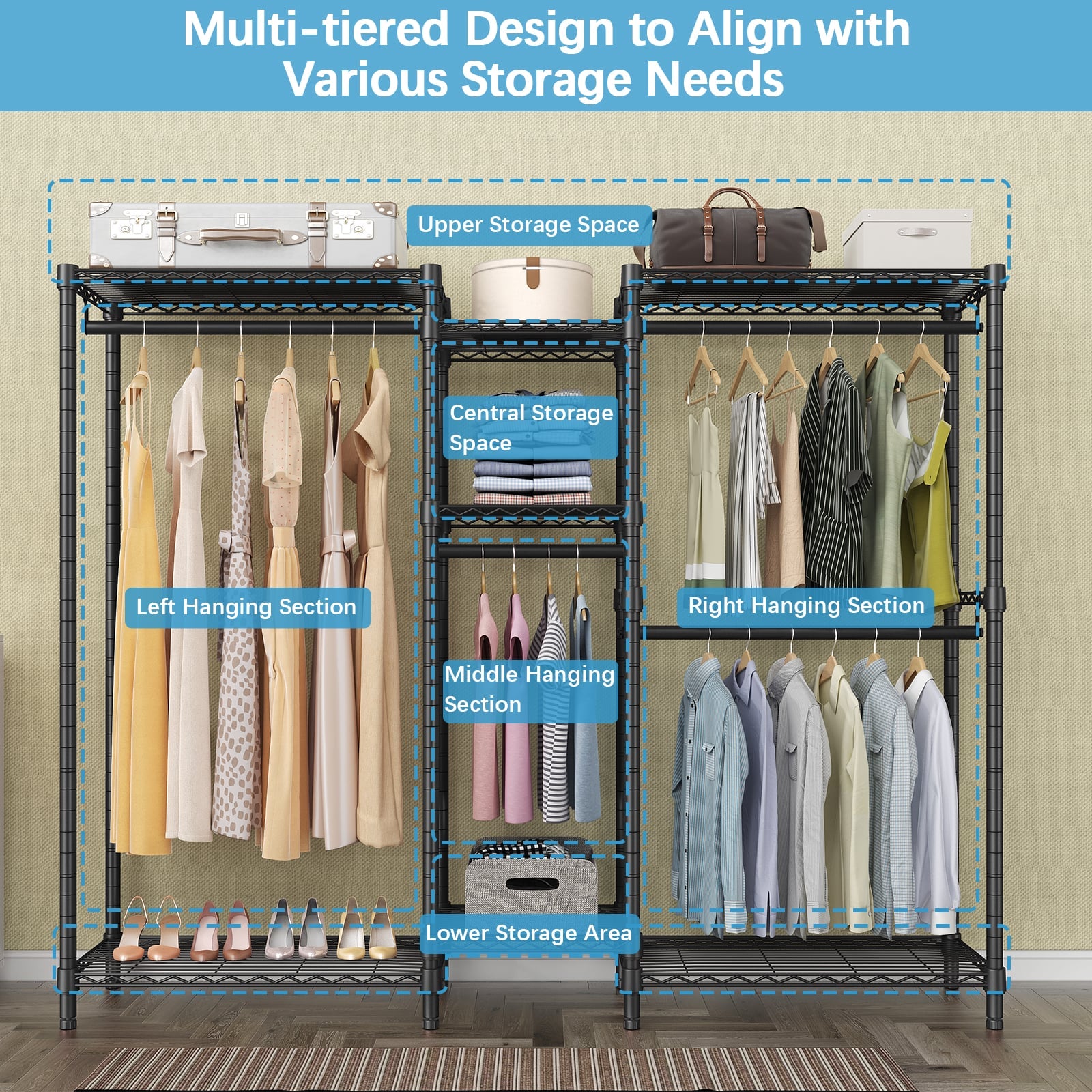 VIPEK V6C Garment Rack