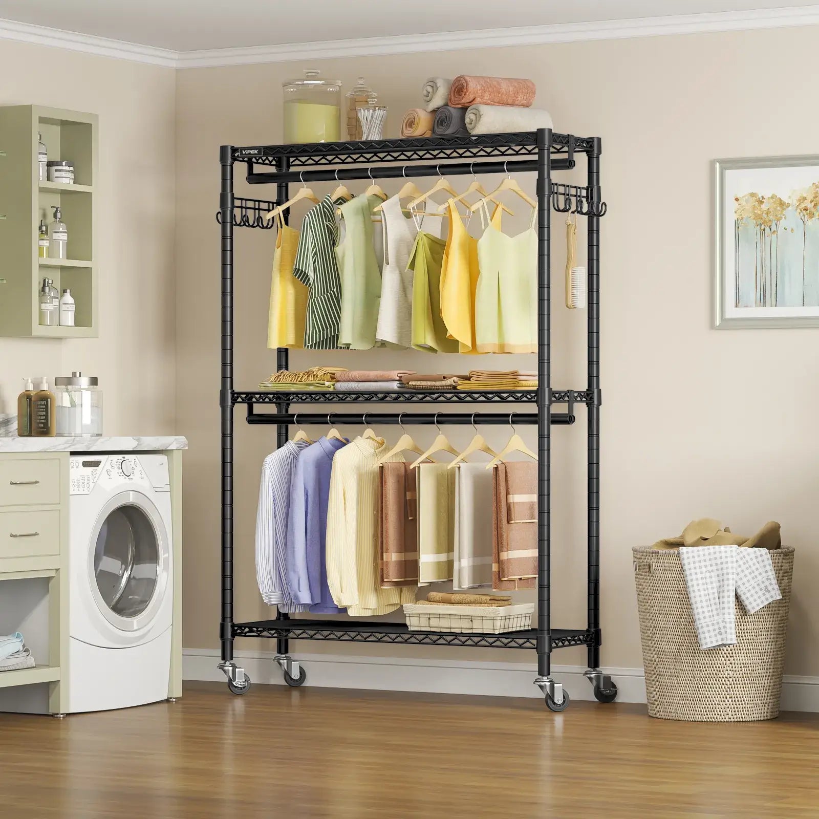 VIPEK R2 Plus Rolling Clothes Rack