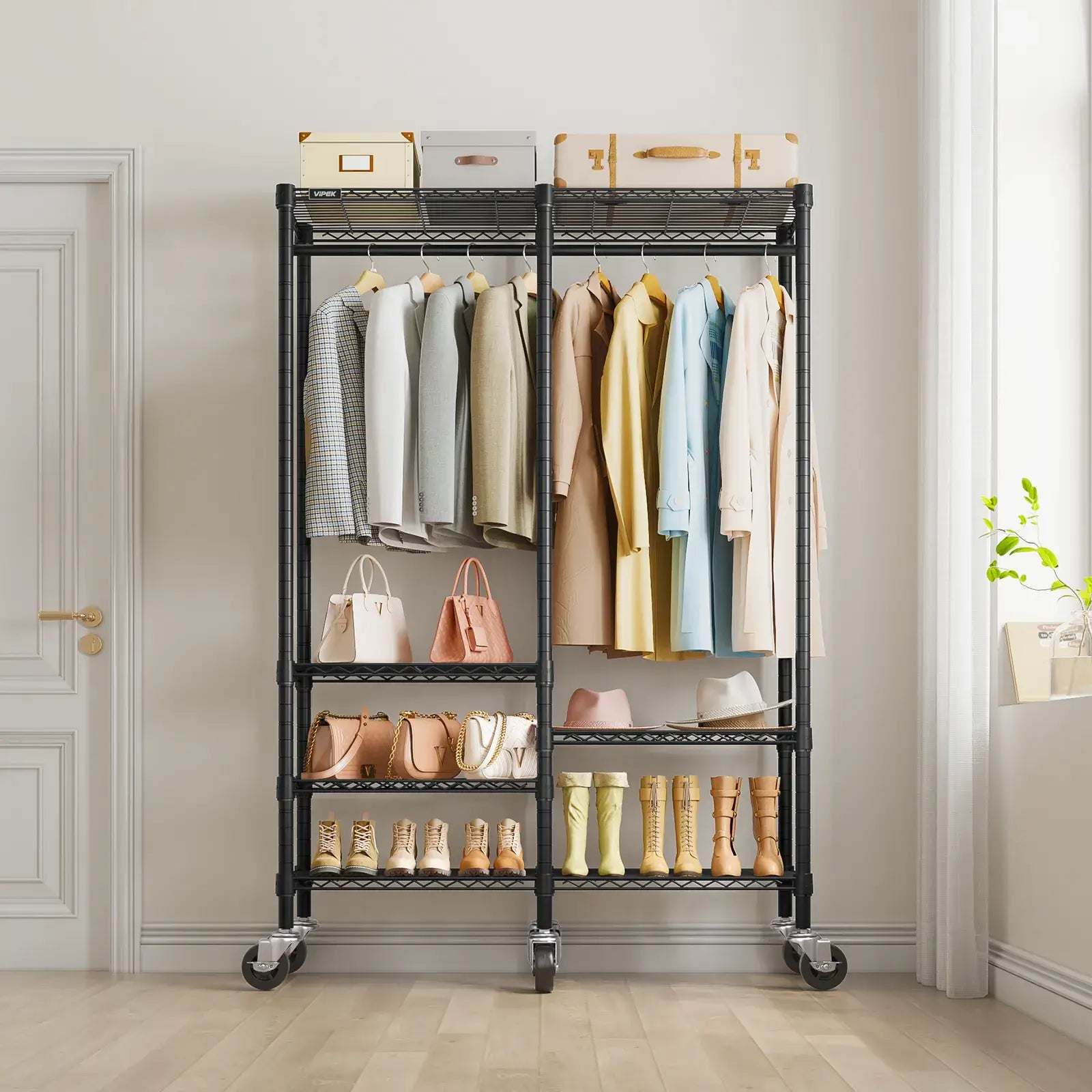 VIPEK R4 Rolling Clothes Rack