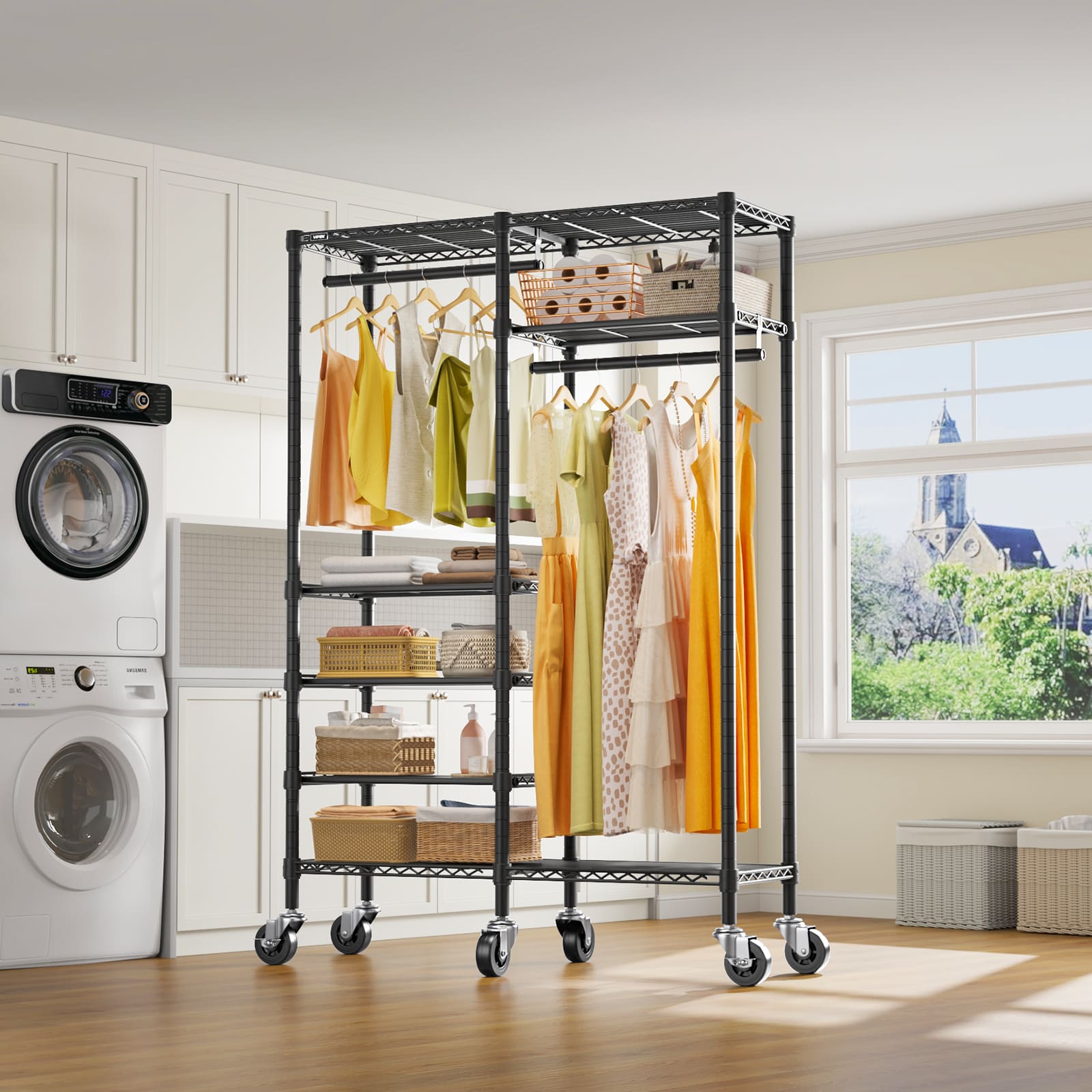 VIPEK R4 Rolling Clothes Rack