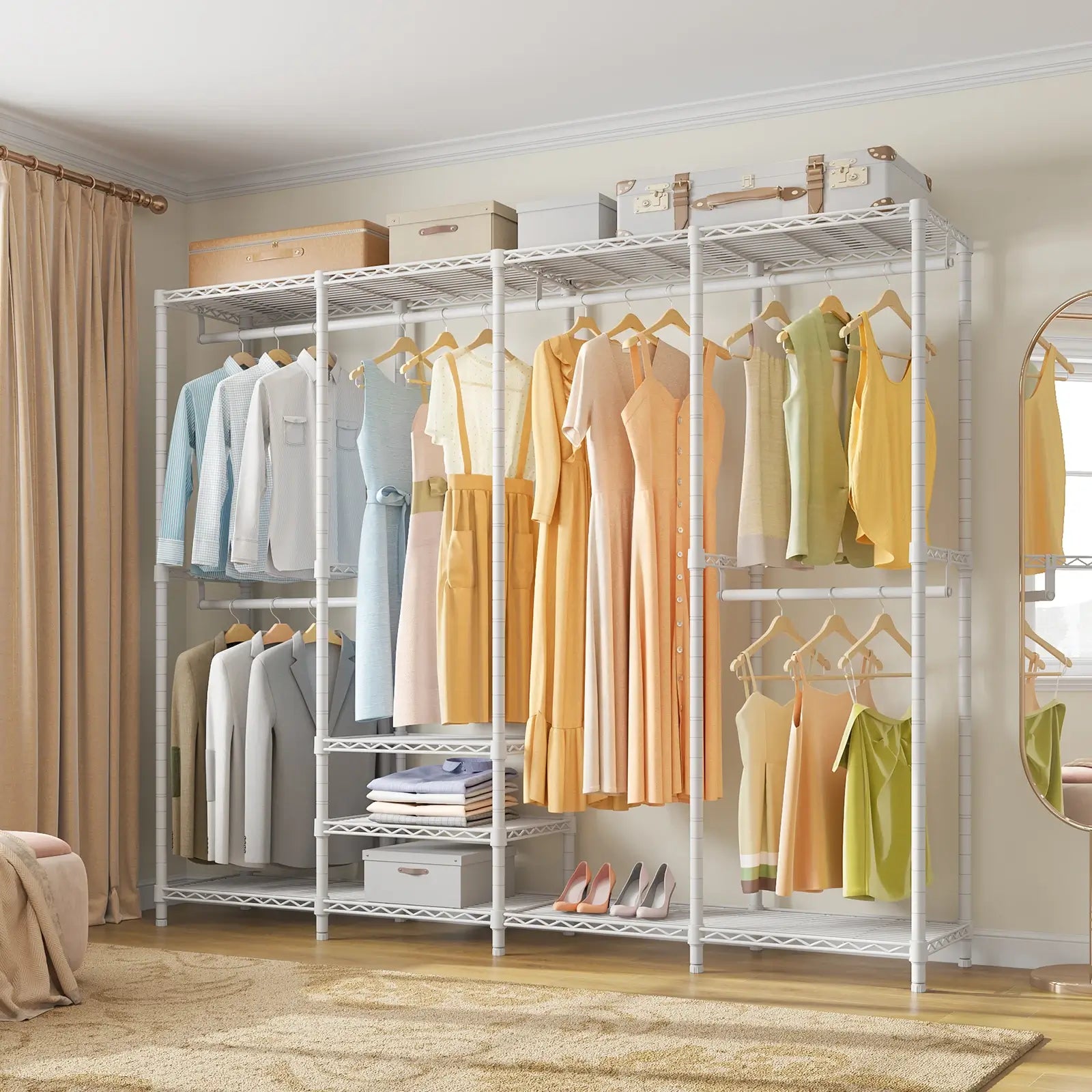 VIPEK V40 Clothes Rack, White