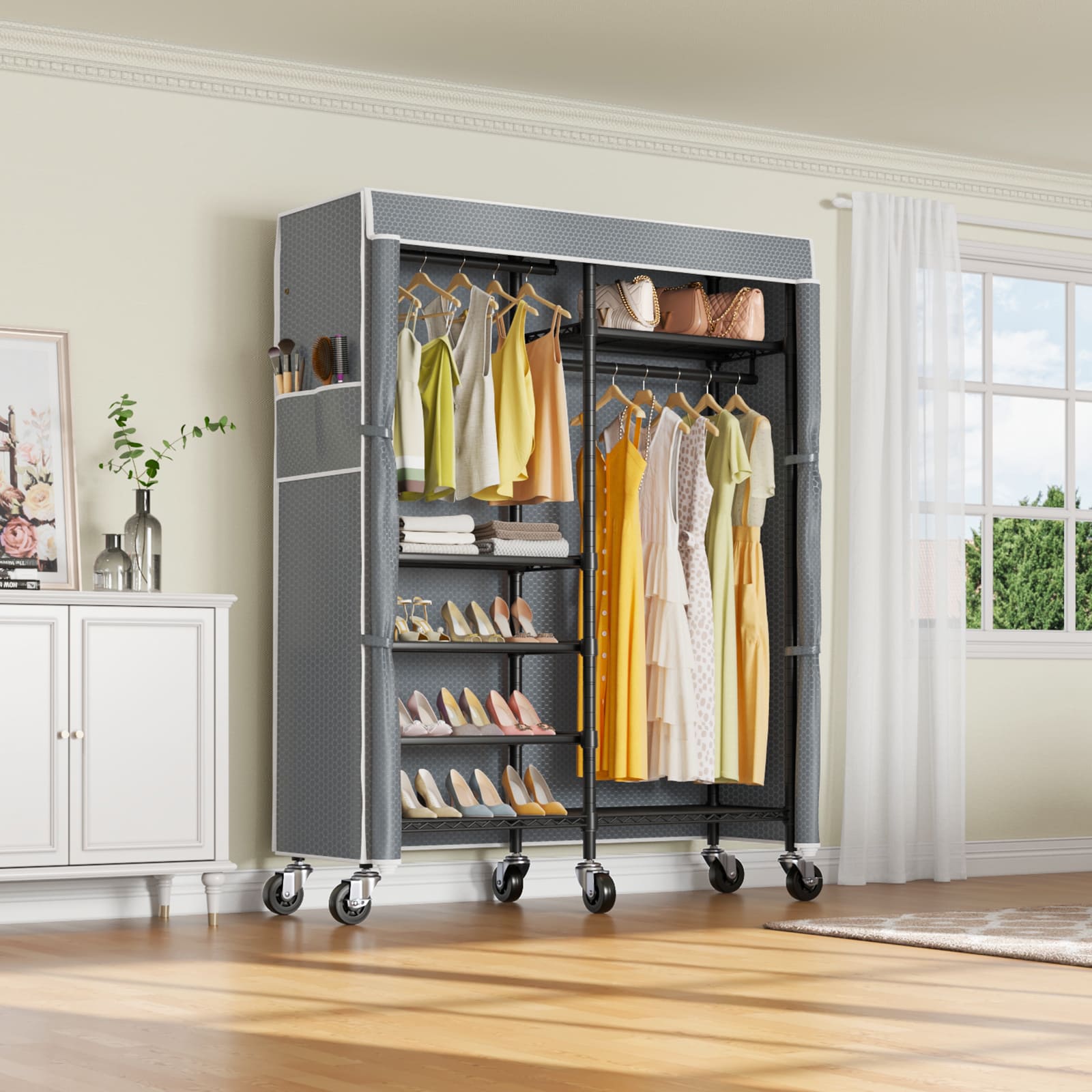 VIPEK R4 Rolling Clothes Rack