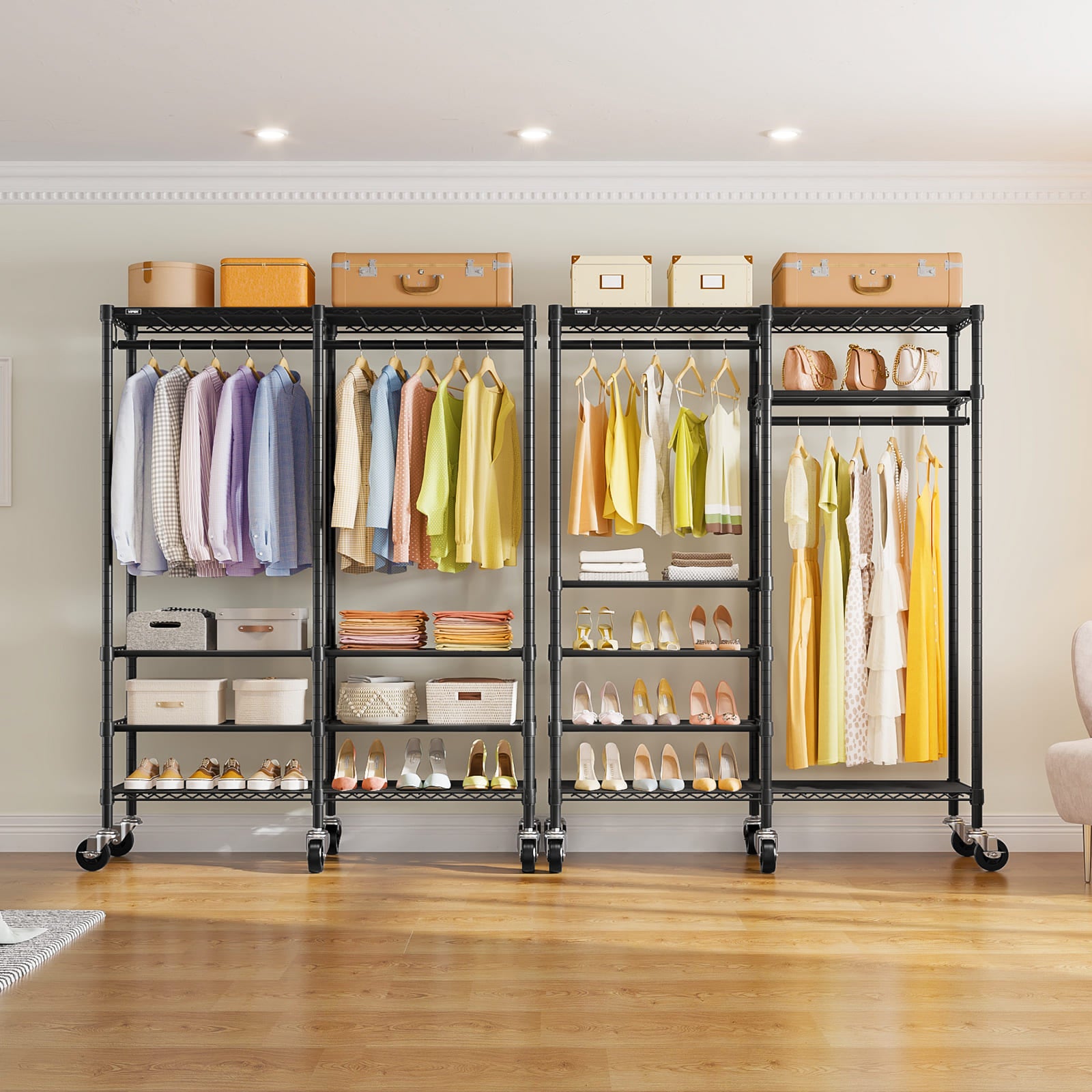 VIPEK R4 Rolling Clothes Rack