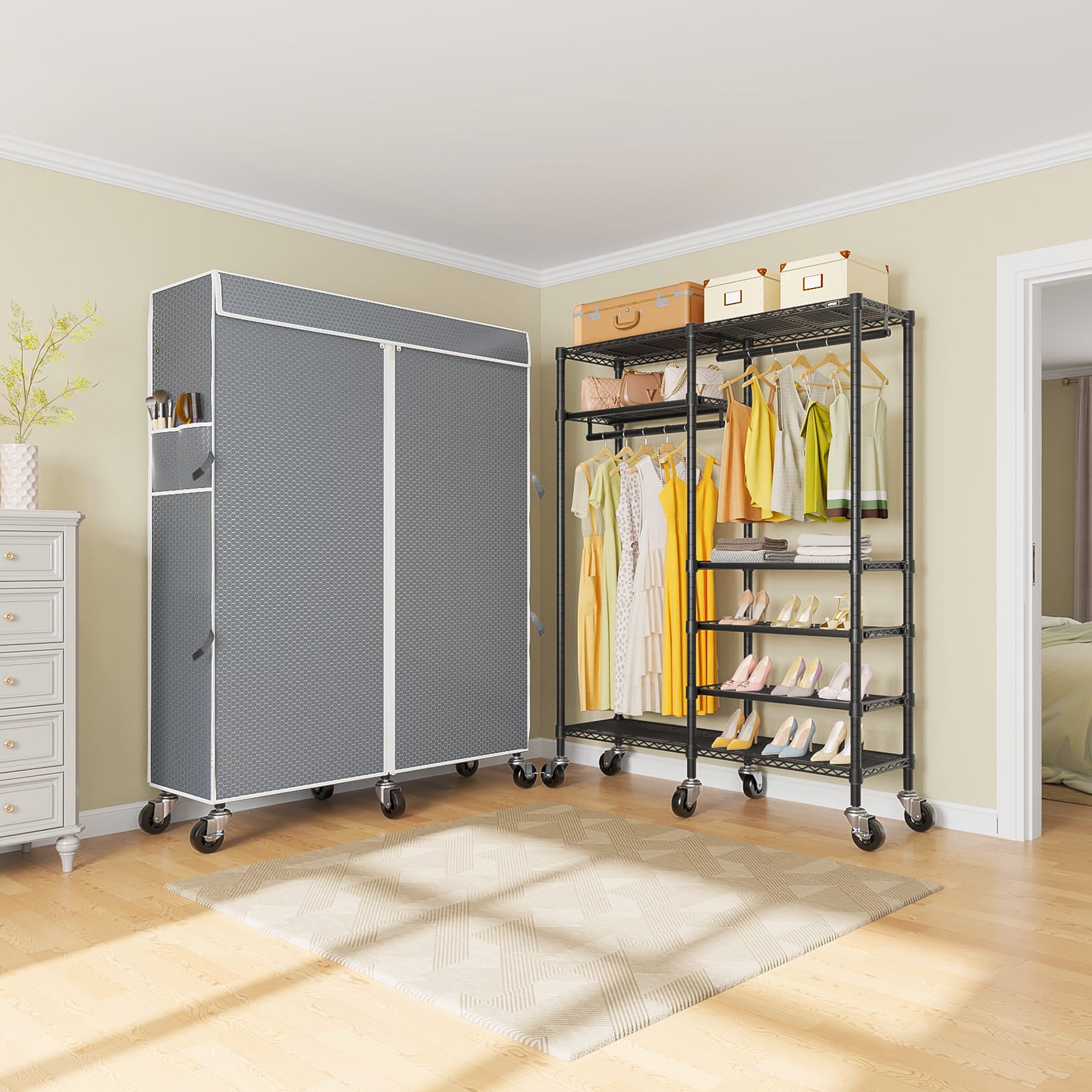 VIPEK R4 Rolling Clothes Rack