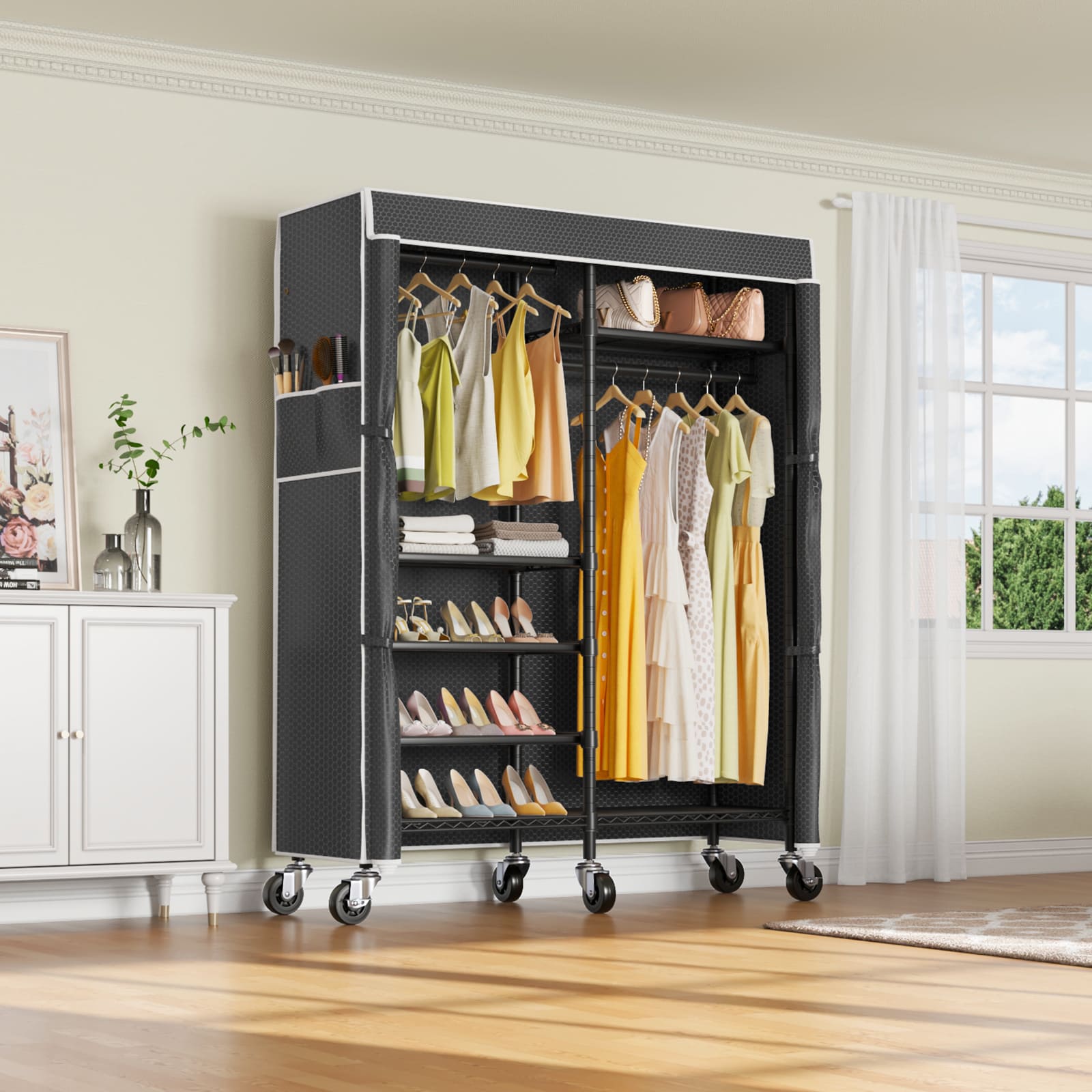 VIPEK R4 Rolling Clothes Rack