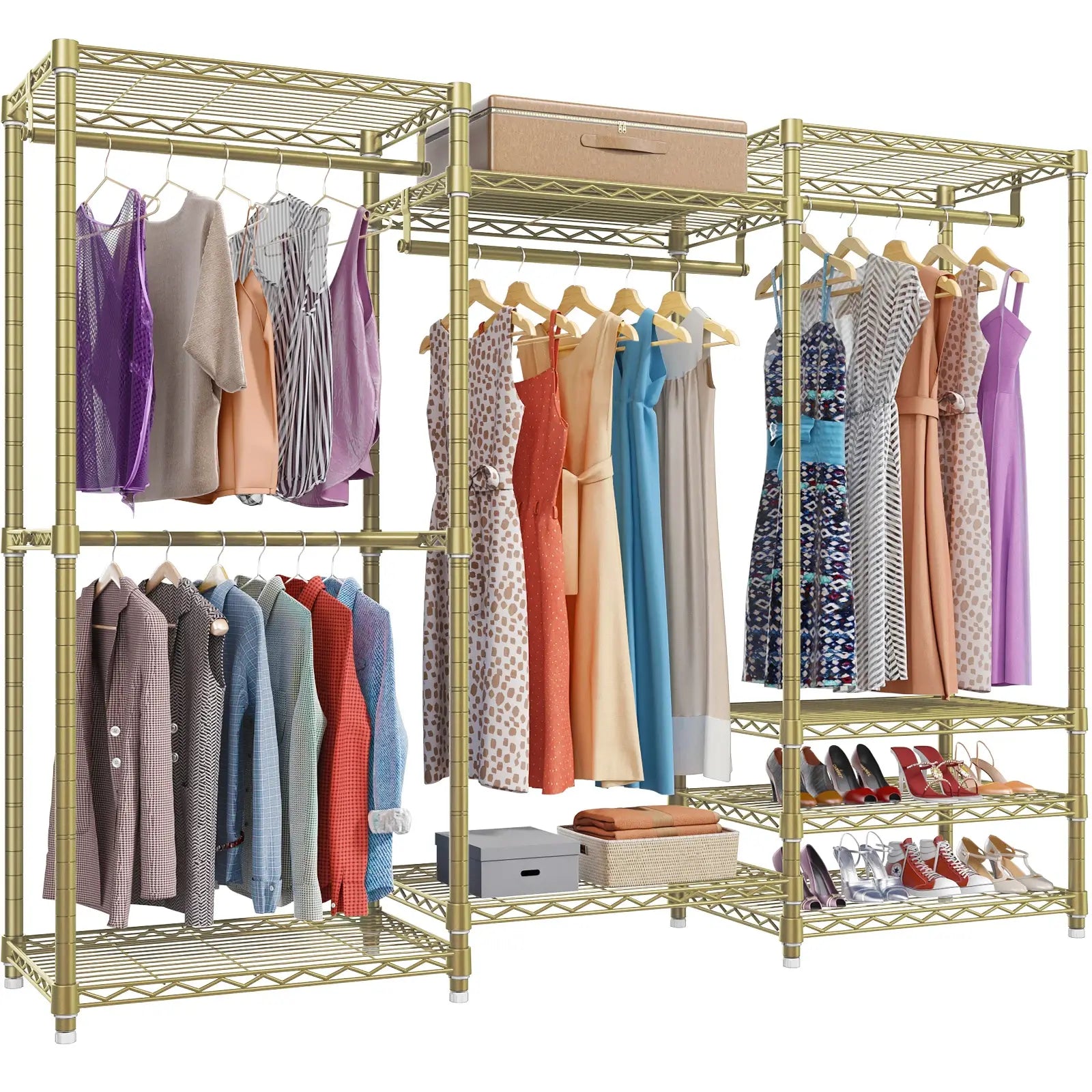 VIPEK V5 Clothes Rack, Gold