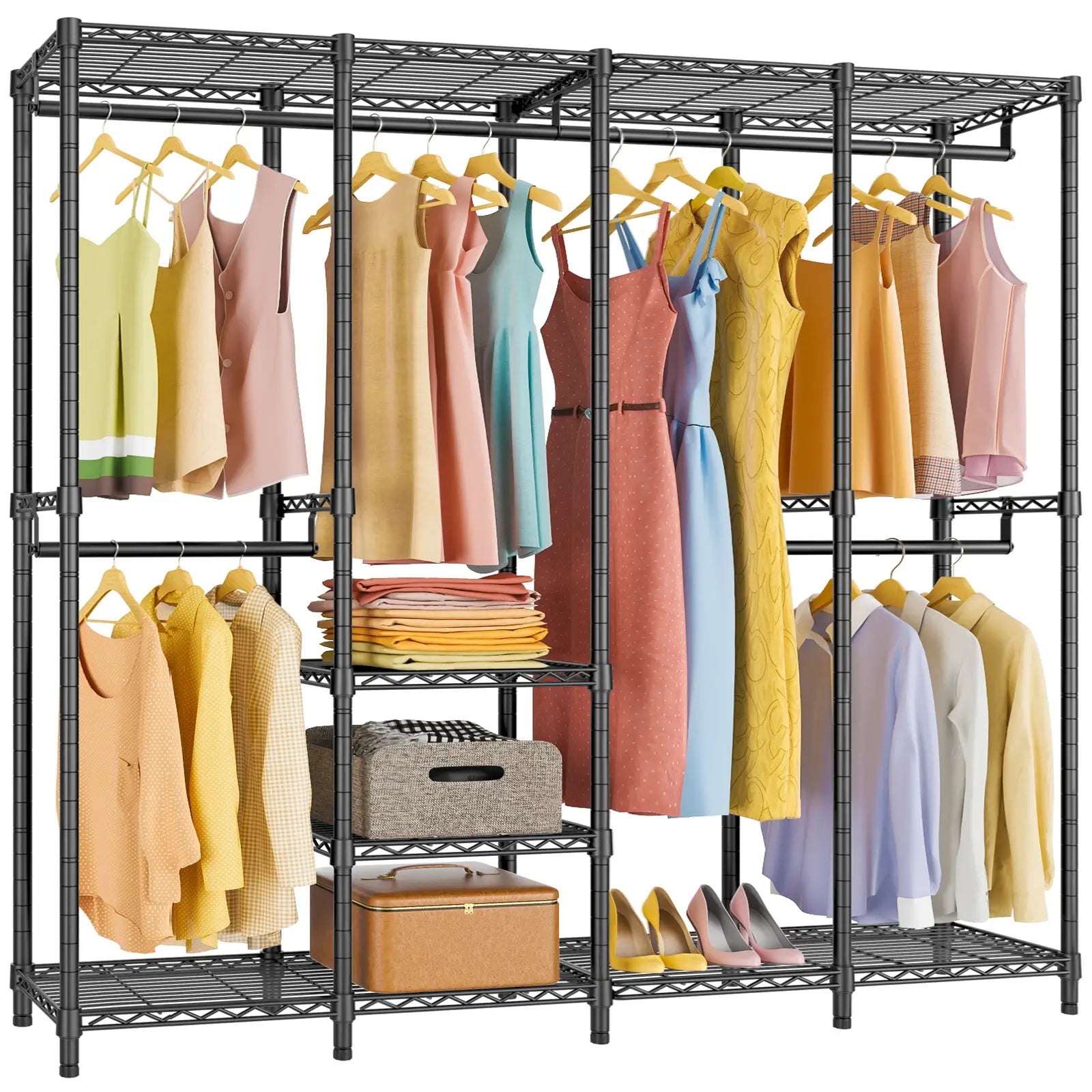 VIPEK V40 Medium Clothes Rack, Black