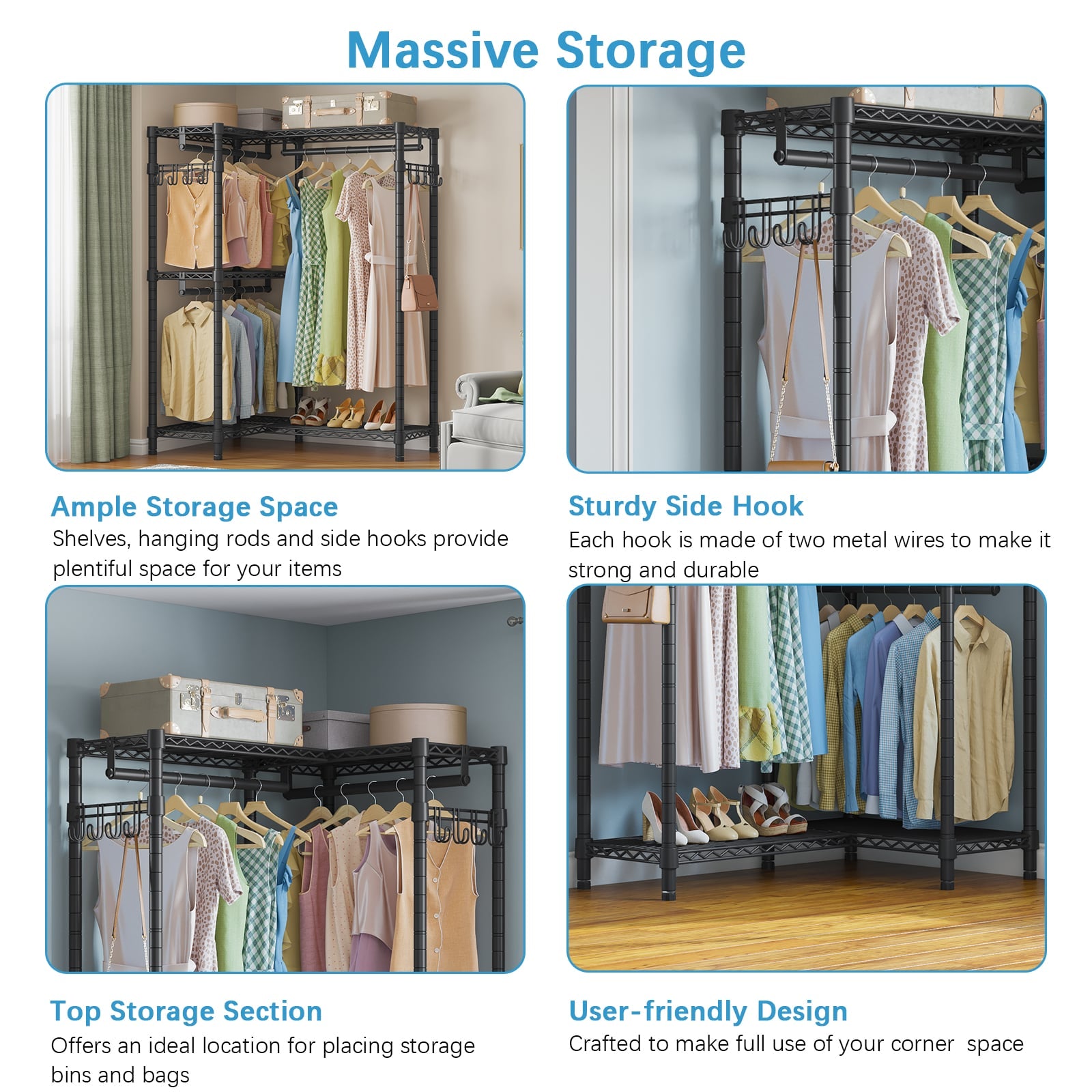 VIPEK L4S Garment Rack
