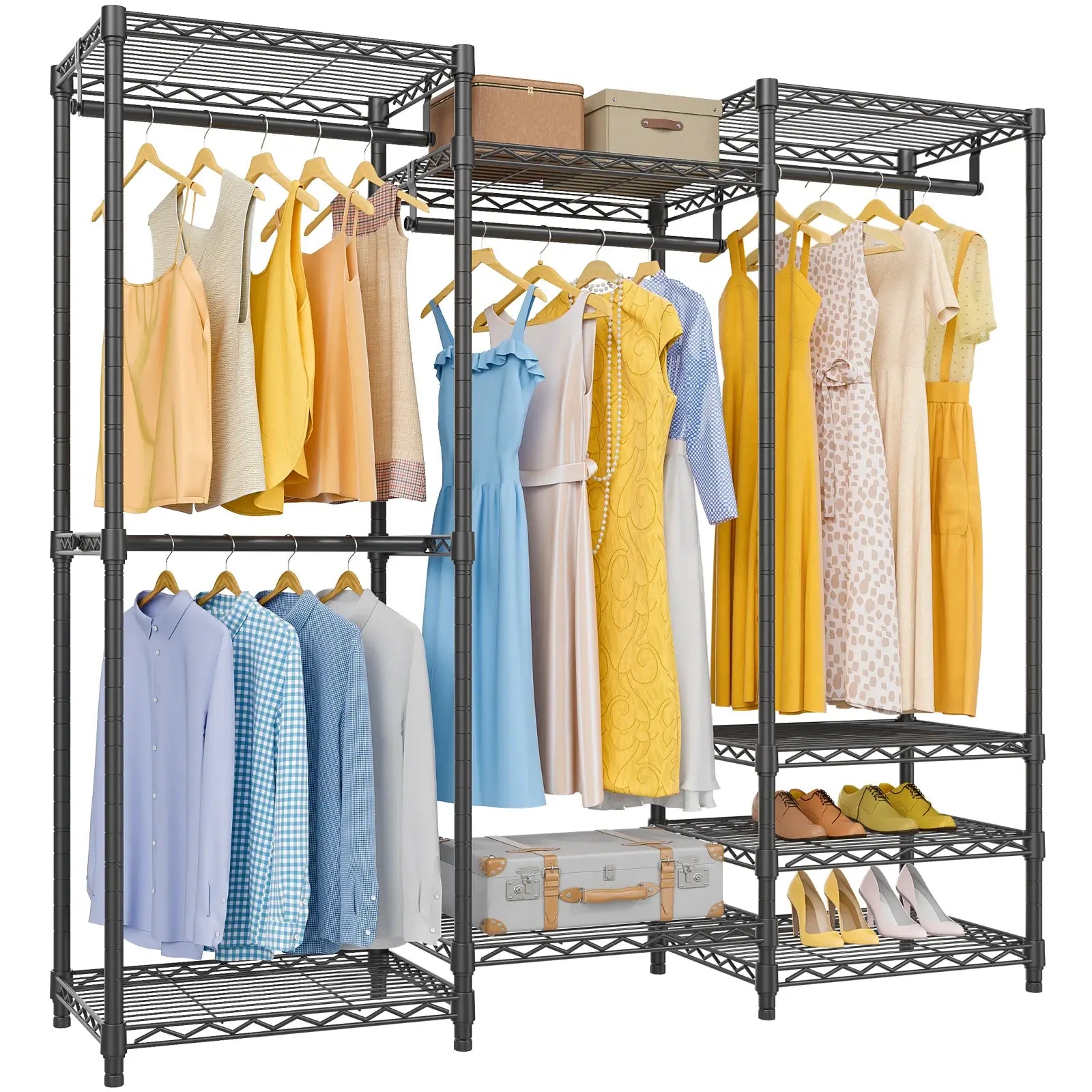 VIPEK V5 Medium Clothes Rack, Black