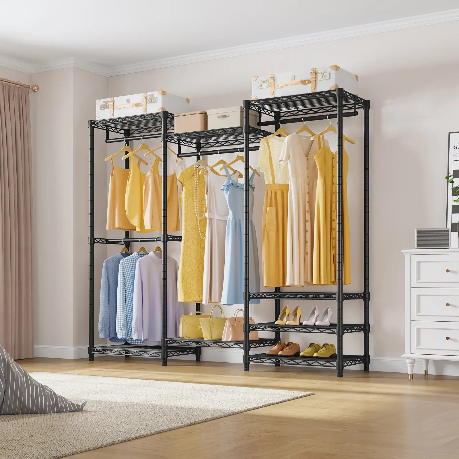 VIPEK V5 Medium Clothes Rack, Black