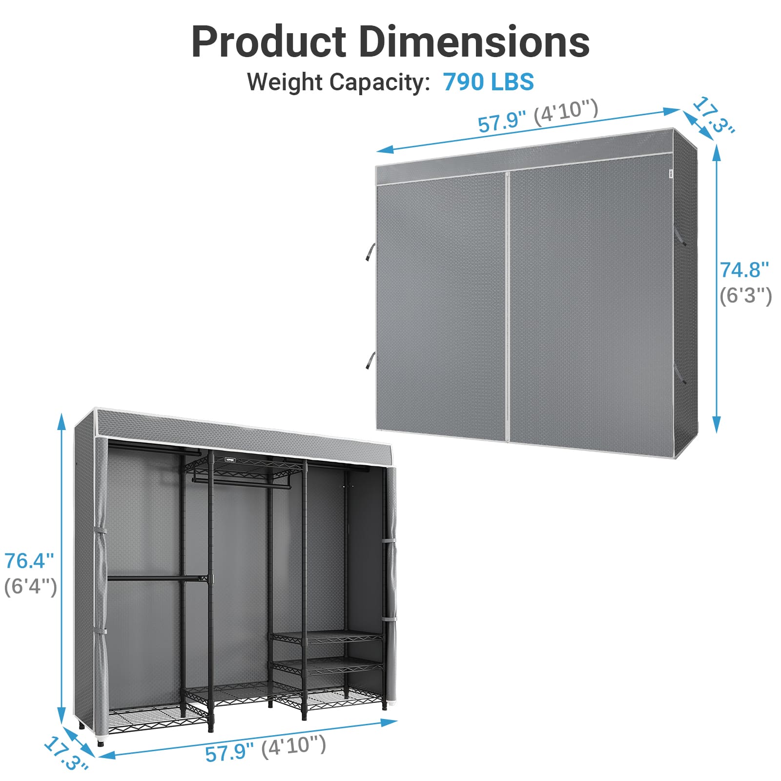 VIPEK V5C Clothes Rack