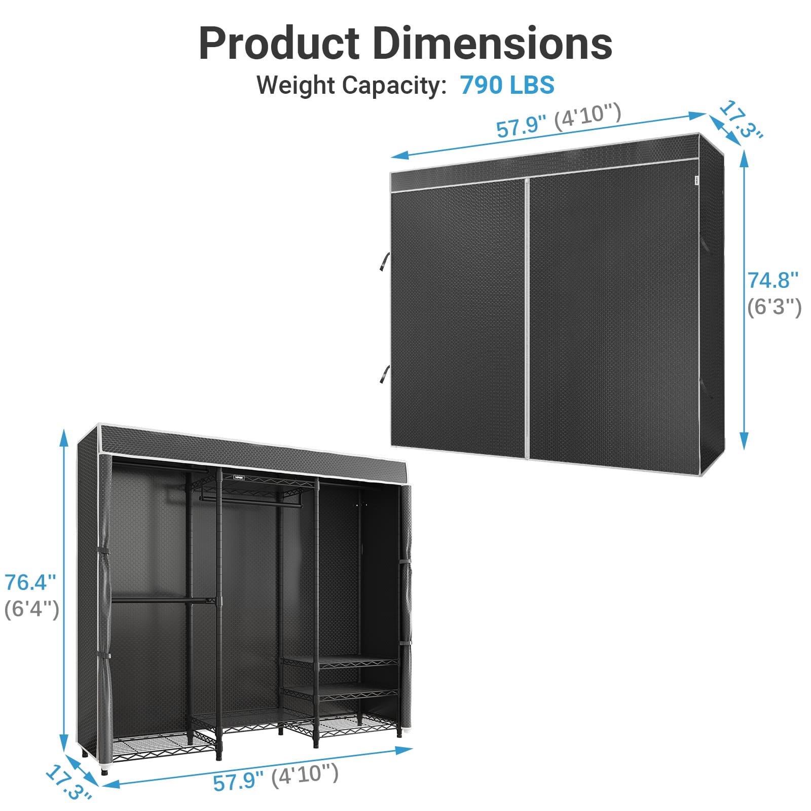 VIPEK V5C Clothes Rack