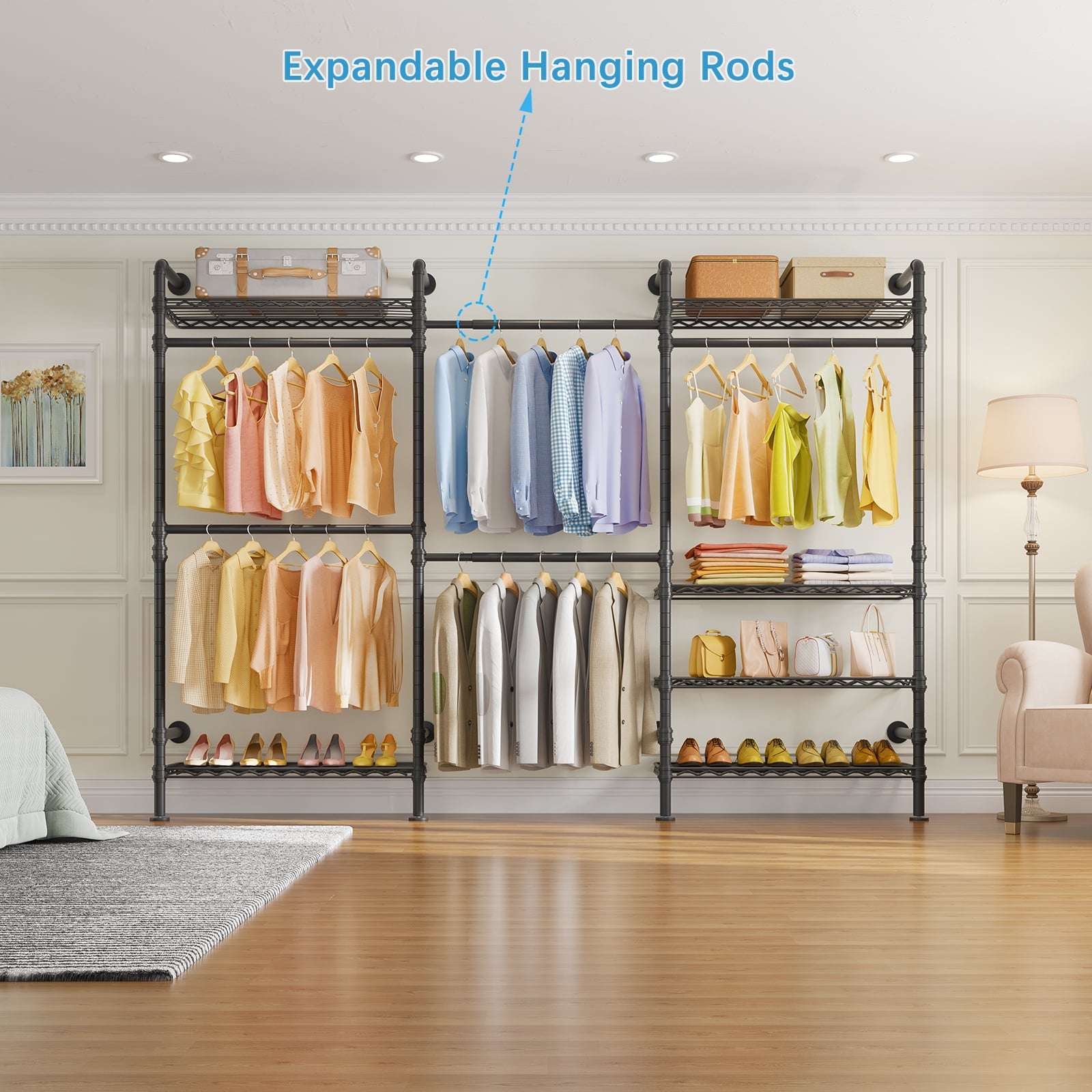 Timate L3 Wall Mounted Expandable Clothes Rack