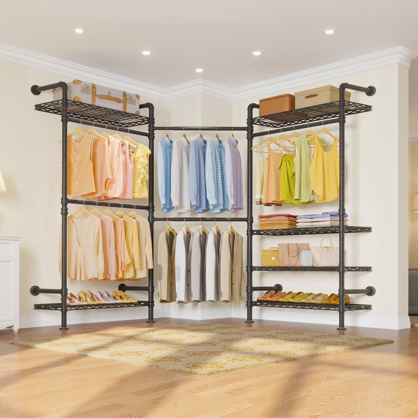 Timate L3 Wall Mounted Expandable Clothes Rack