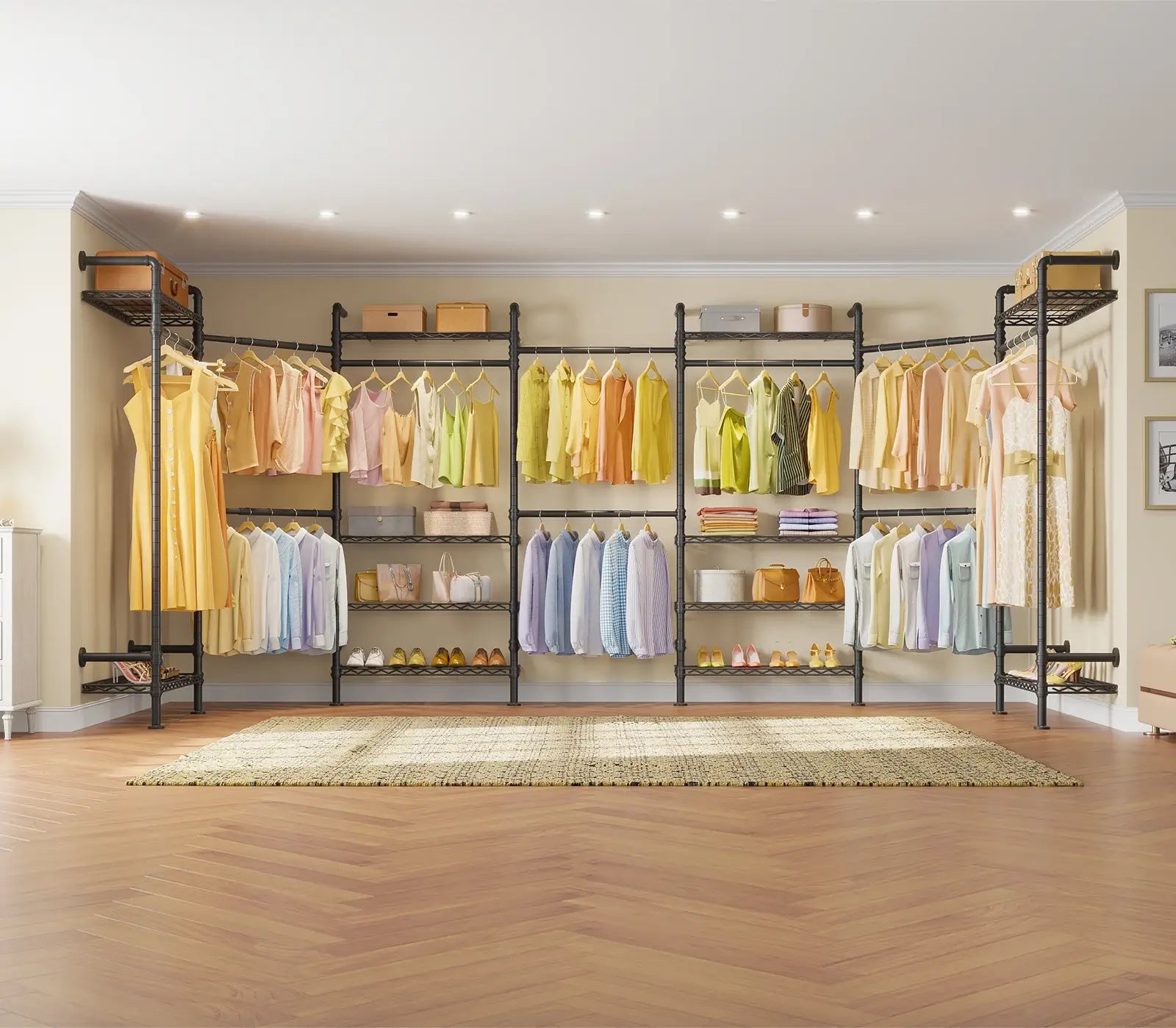 Timate L3 Wall Mounted Expandable Clothes Rack