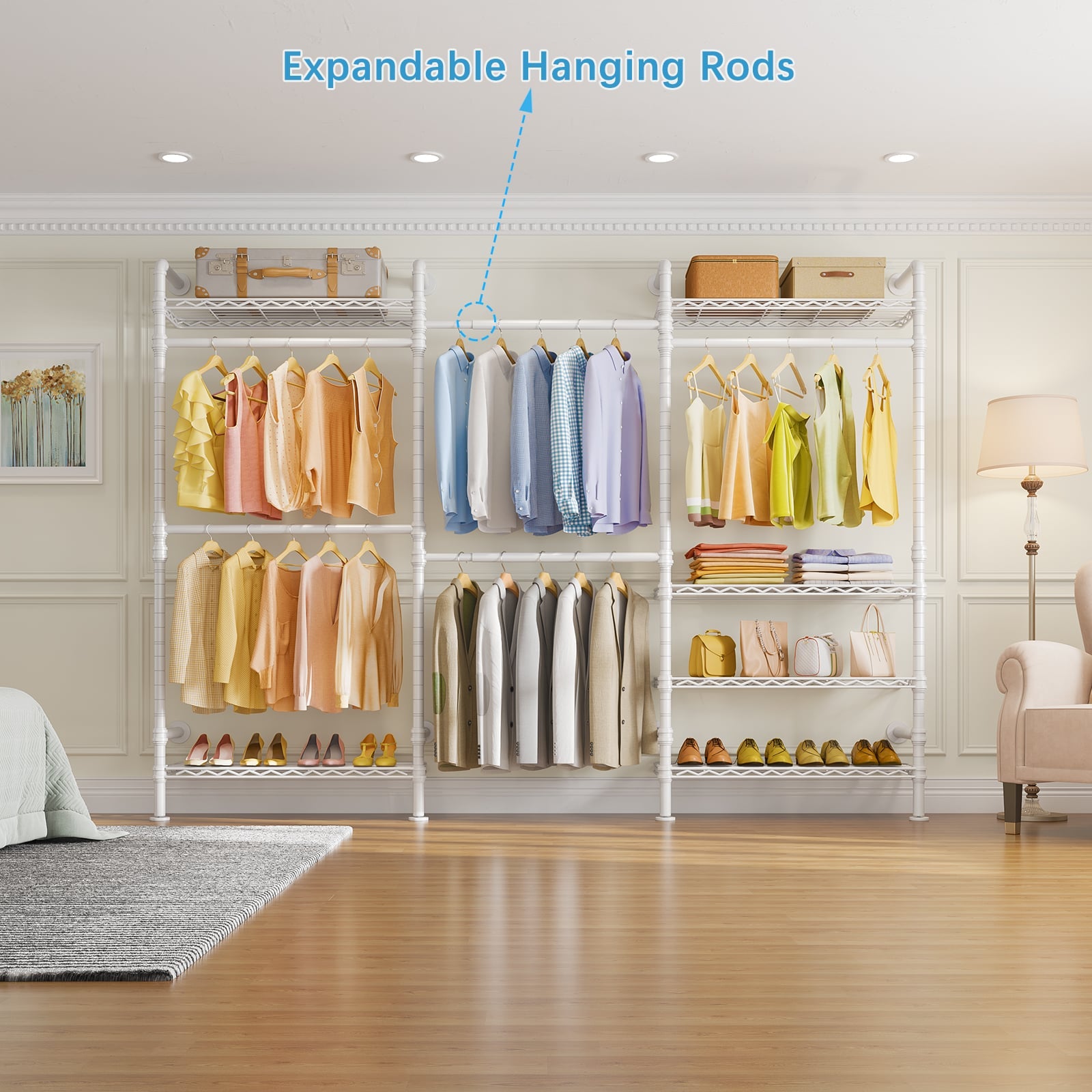 Timate L3 Wall Mounted Expandable Clothes Rack
