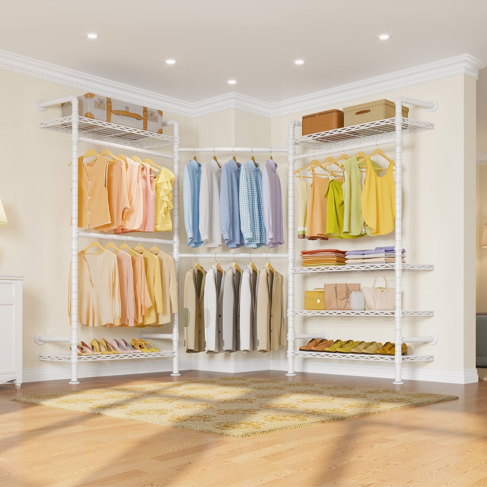 Timate L3 Wall Mounted Expandable Clothes Rack