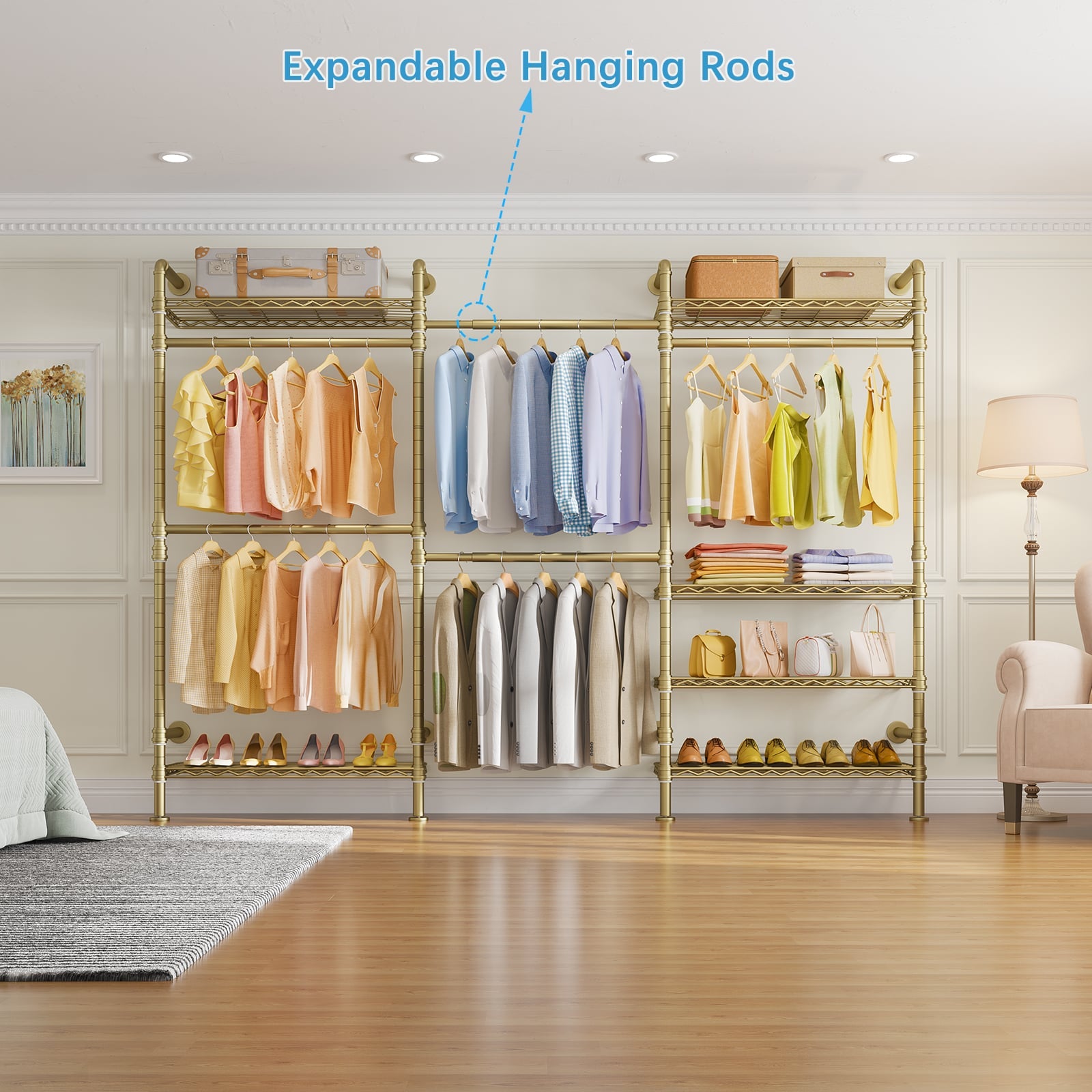 Timate L3 Wall Mounted Expandable Clothes Rack