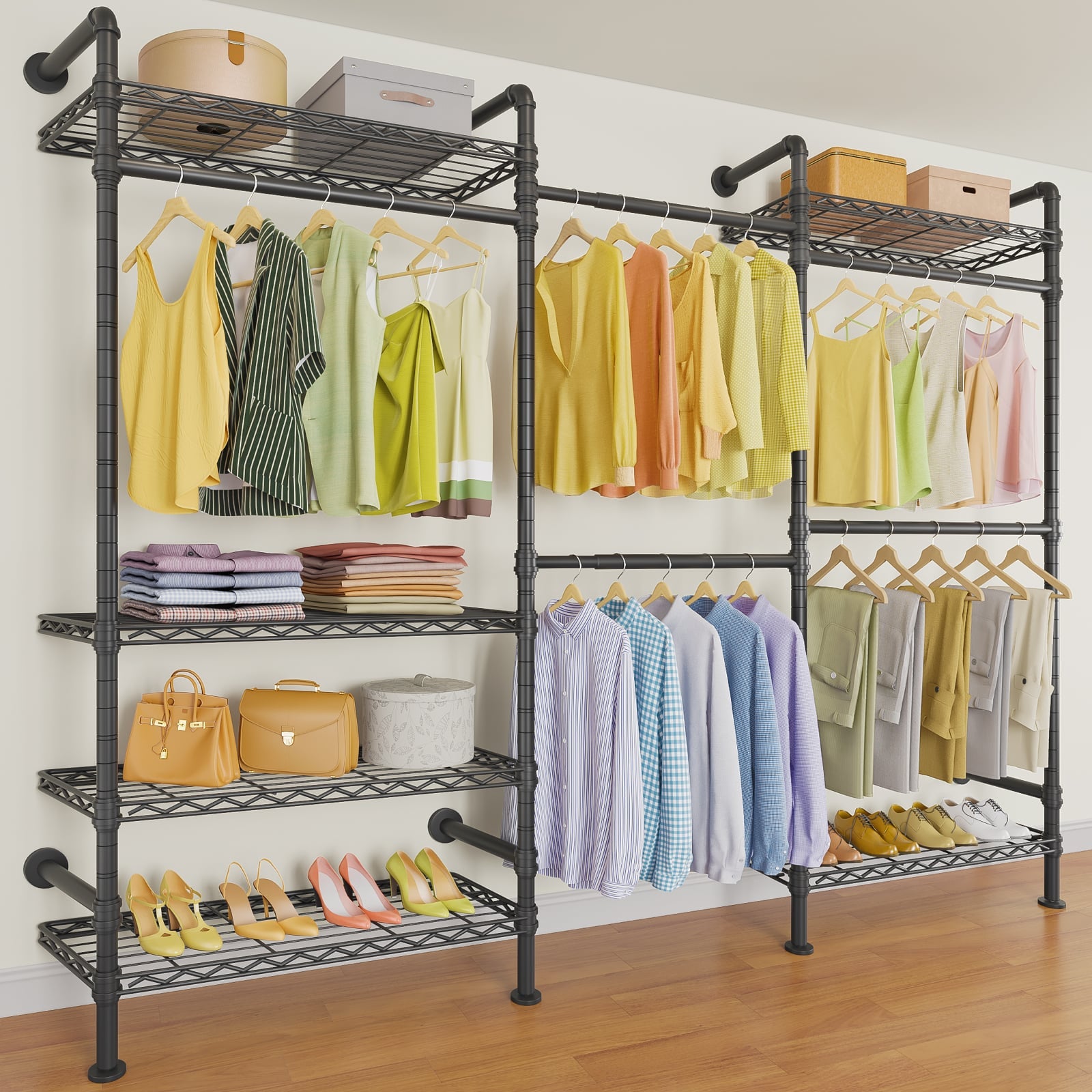 Timate F3 Wall Mounted Expandable Clothes Rack
