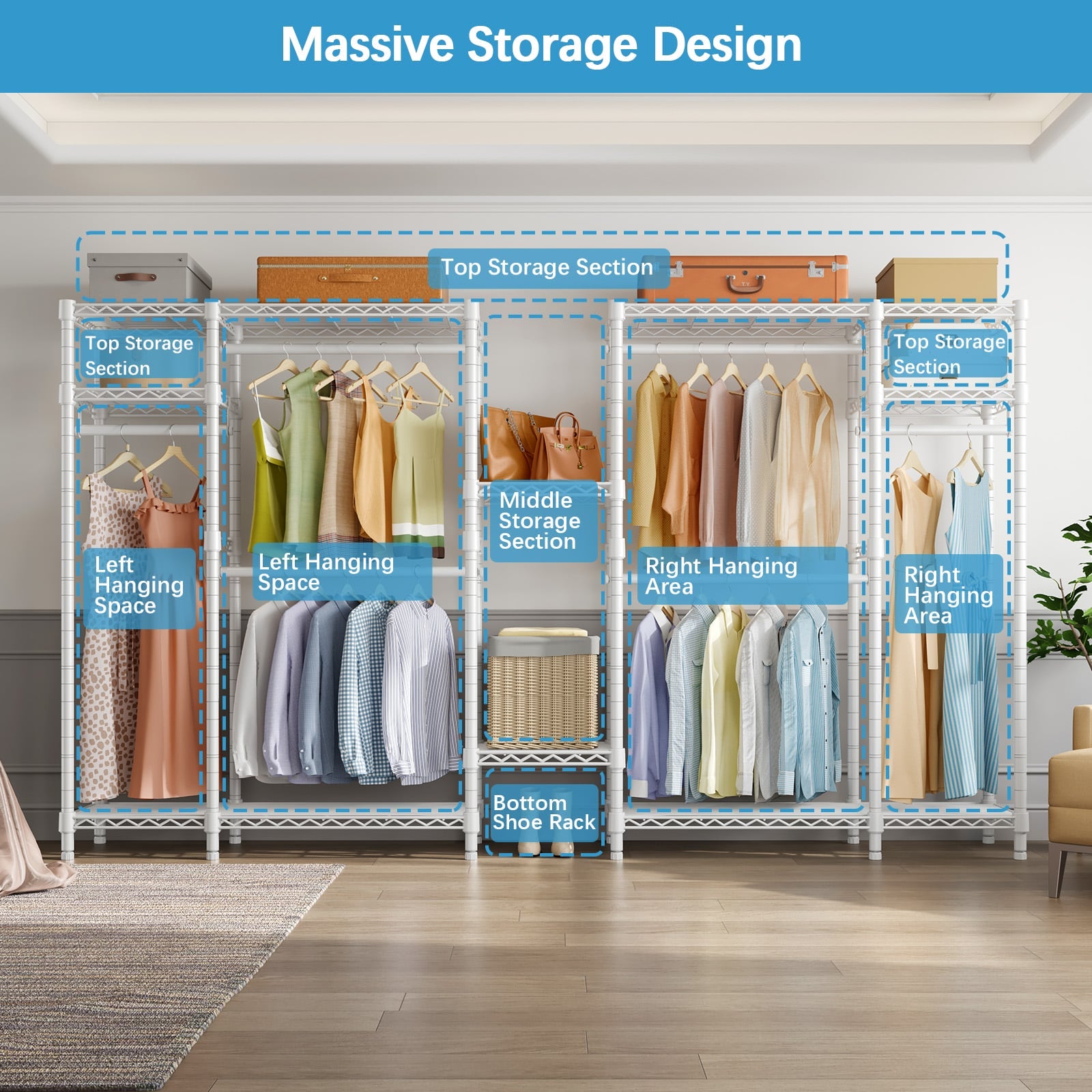 VIPEK V22S Garment Rack