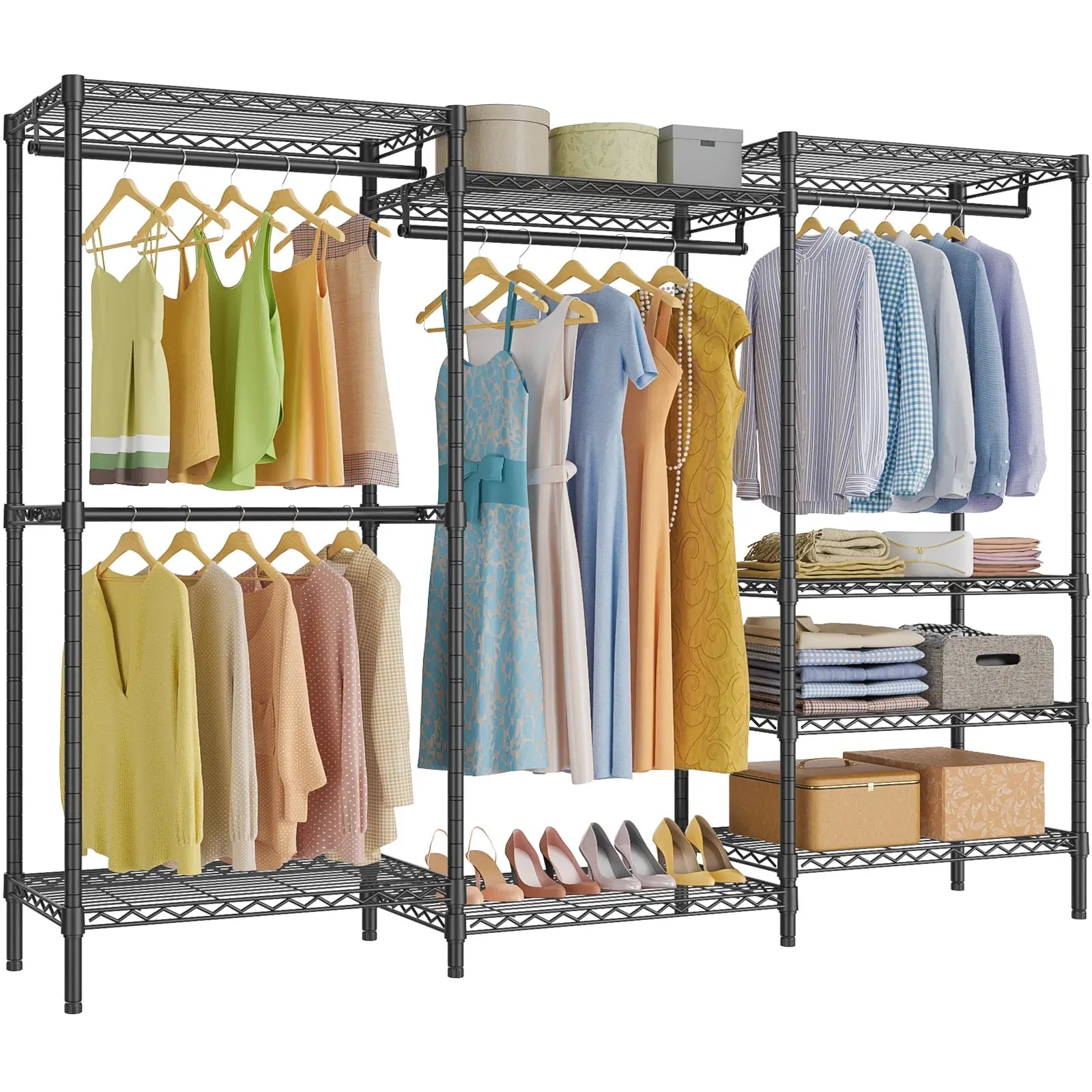 VIPEK V5 Plus Clothes Rack, Black