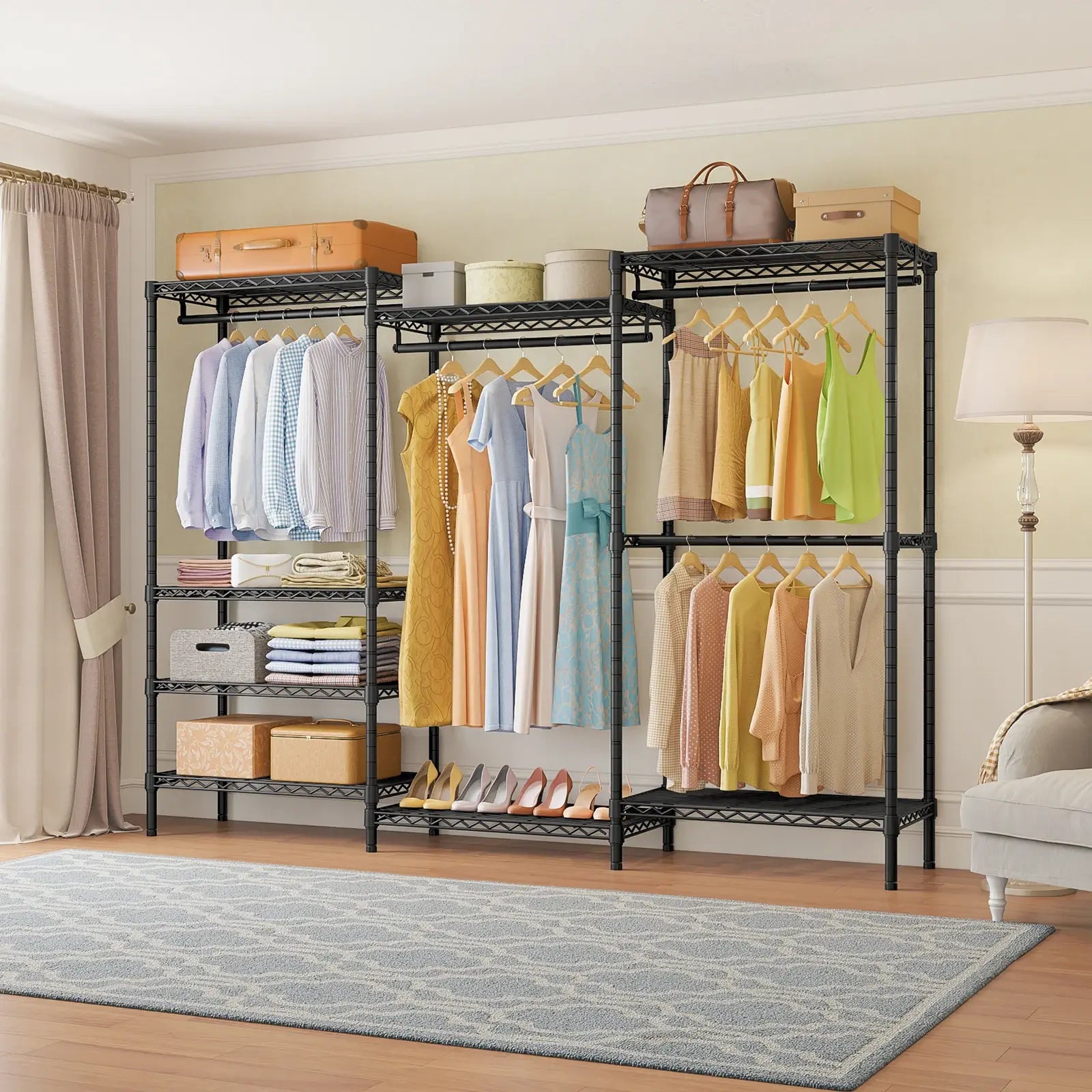 VIPEK V5 Plus Clothes Rack, Black