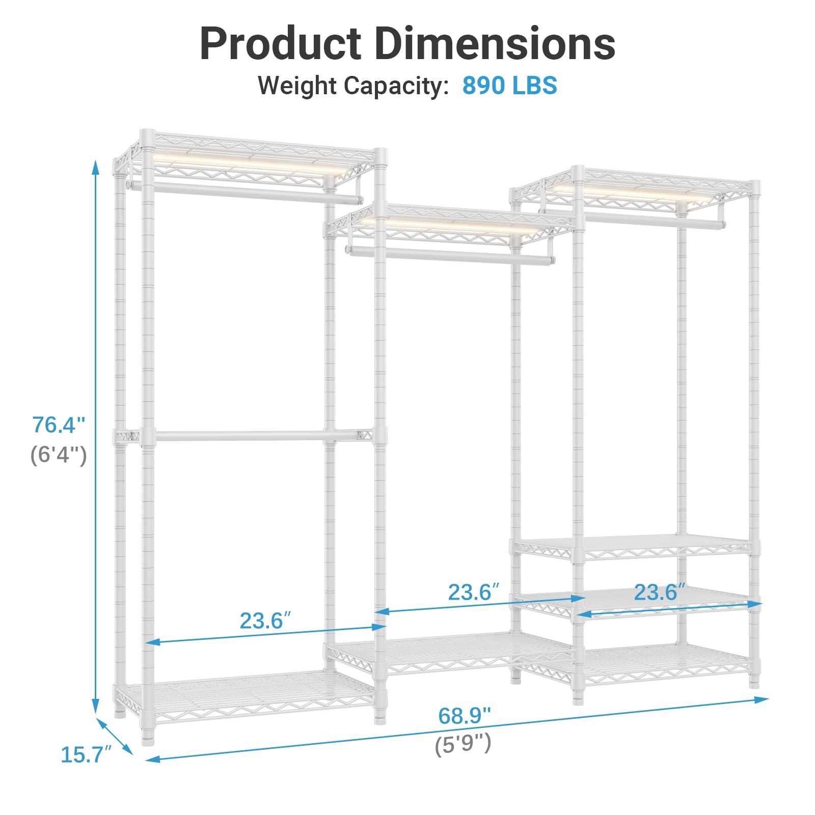 VIPEK V5L Clothes Rack