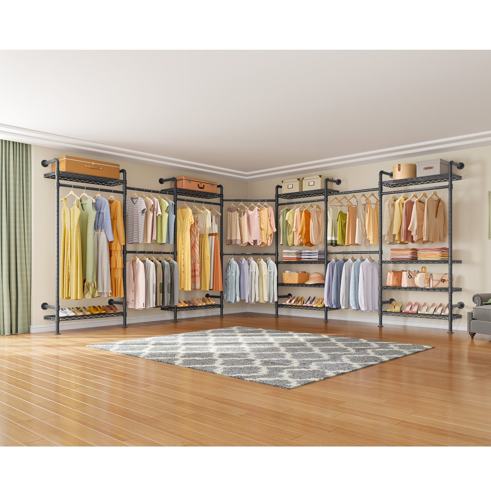 Timate U3 Wall Mounted Expandable Clothes Rack
