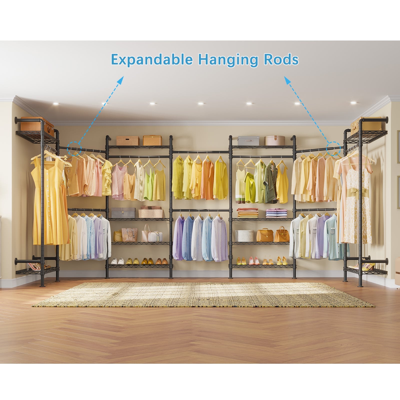 Timate U3 Wall Mounted Expandable Clothes Rack