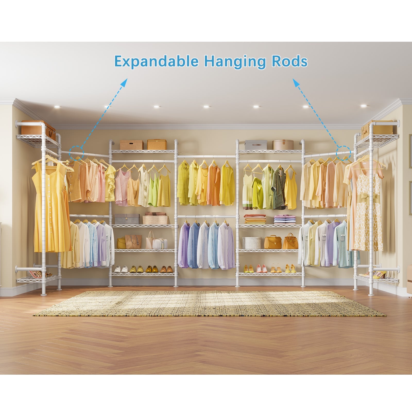 Timate U3 Wall Mounted Expandable Clothes Rack