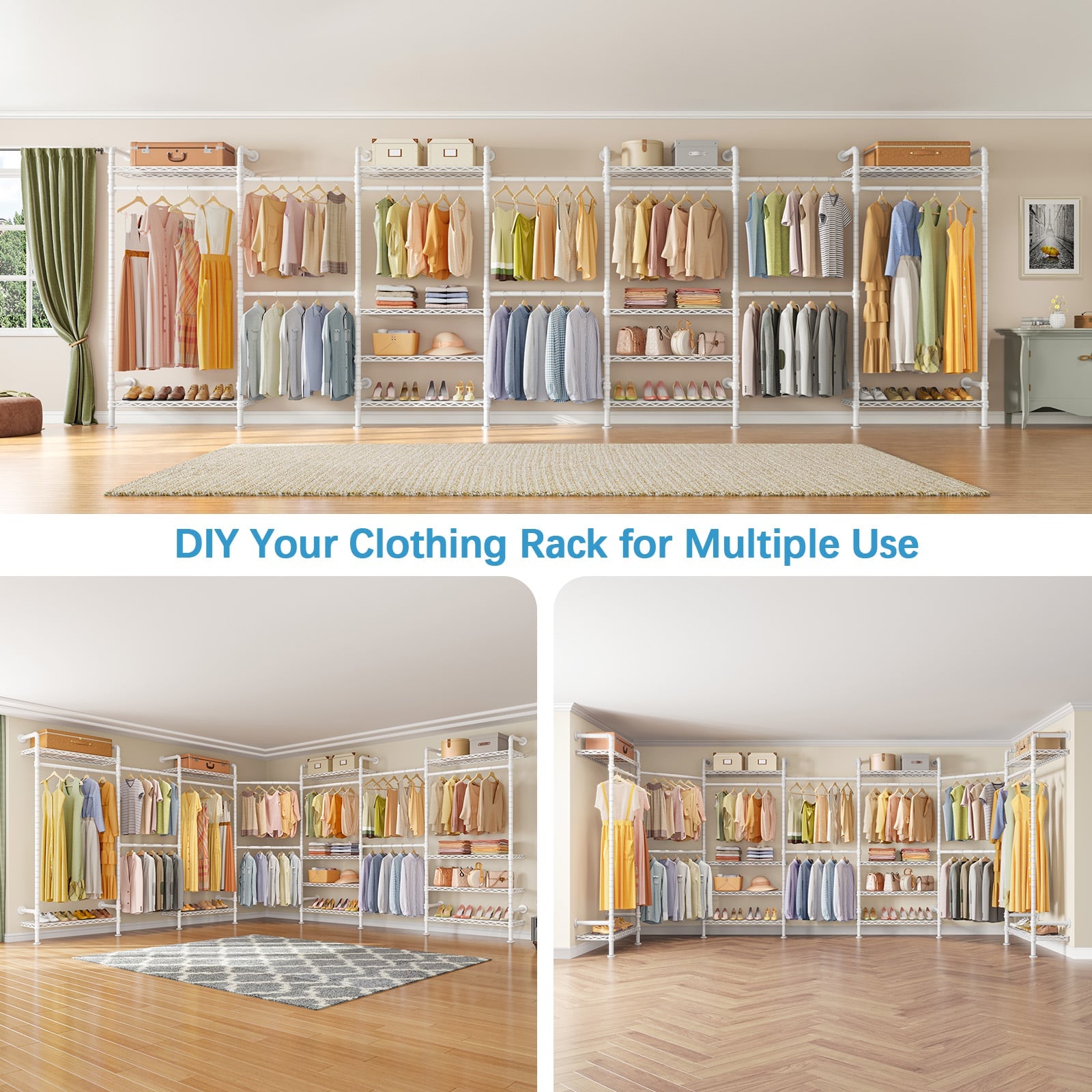 Timate U3 Wall Mounted Expandable Clothes Rack