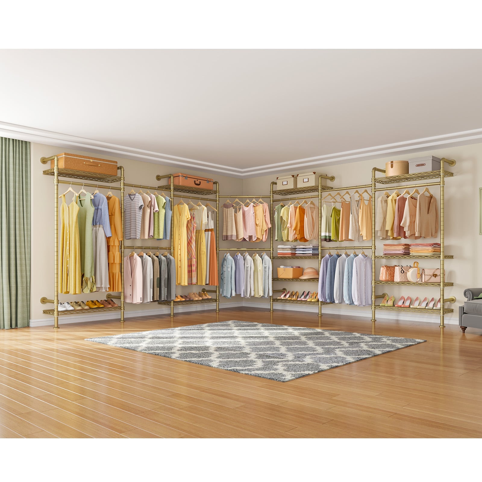 Timate U3 Wall Mounted Expandable Clothes Rack