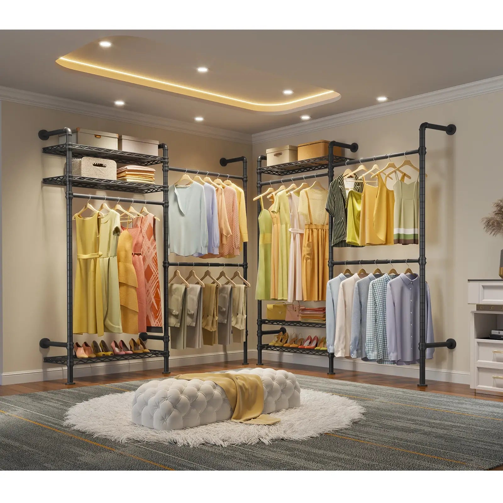 Timate F2 Wall Mounted Expandable Clothes Rack