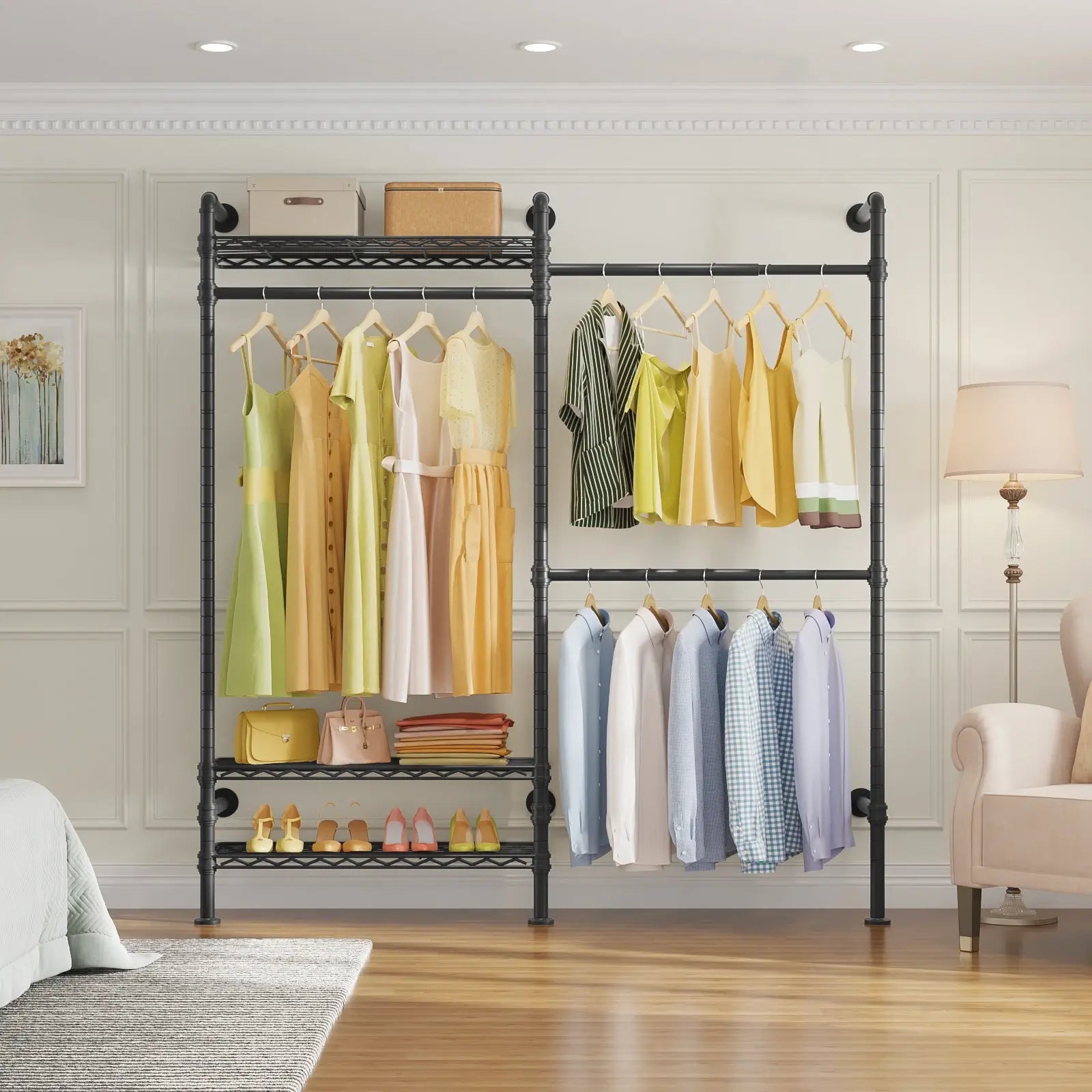 Timate F2 Wall Mounted Expandable Clothes Rack