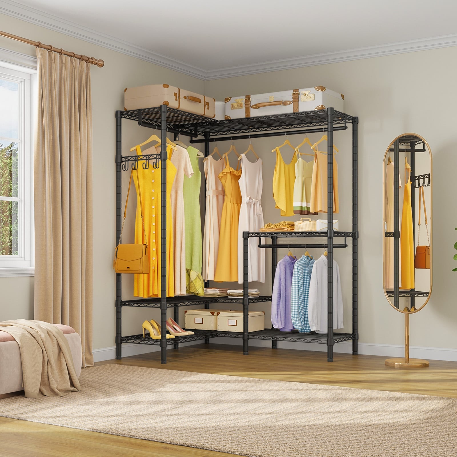 VIPEK L3 Corner Garment Rack