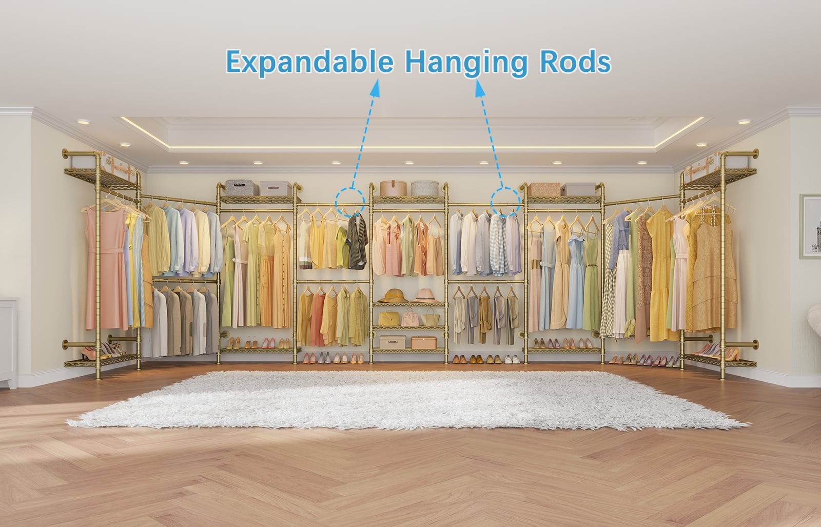 Timate L4 Wall Mounted Expandable Clothes Rack