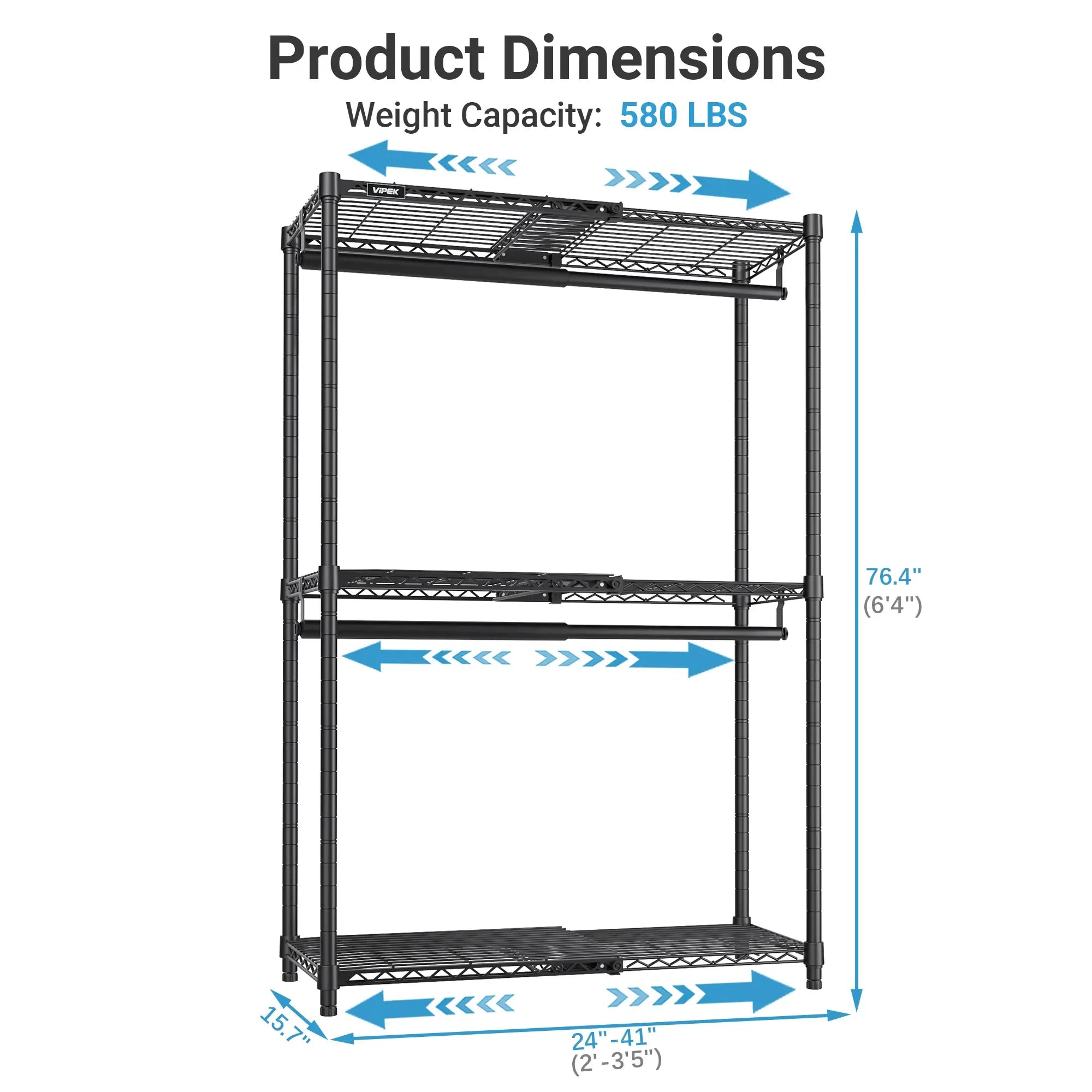 VIPEK X1 Expandable Clothes Rack