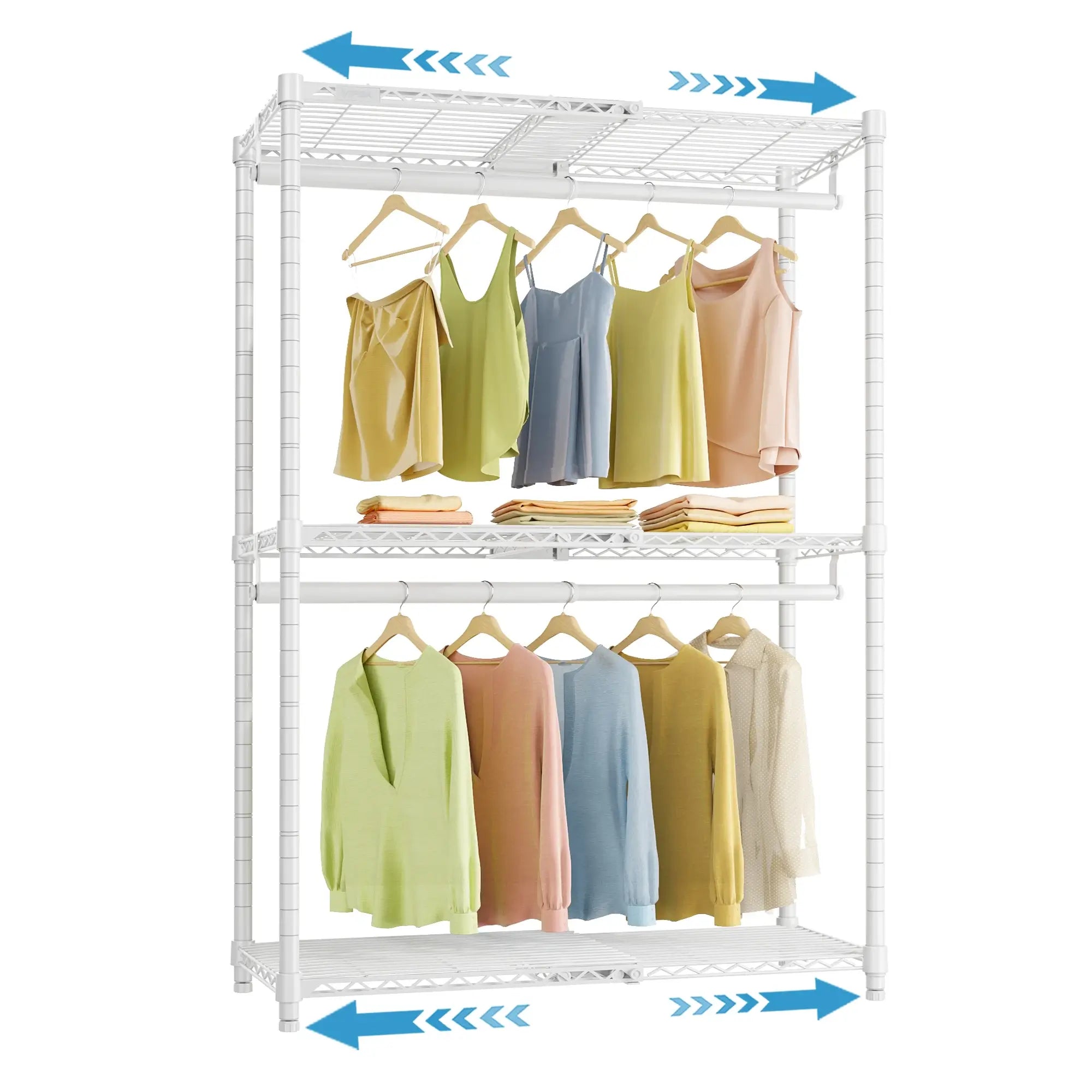 VIPEK X1 Expandable Clothes Rack, White