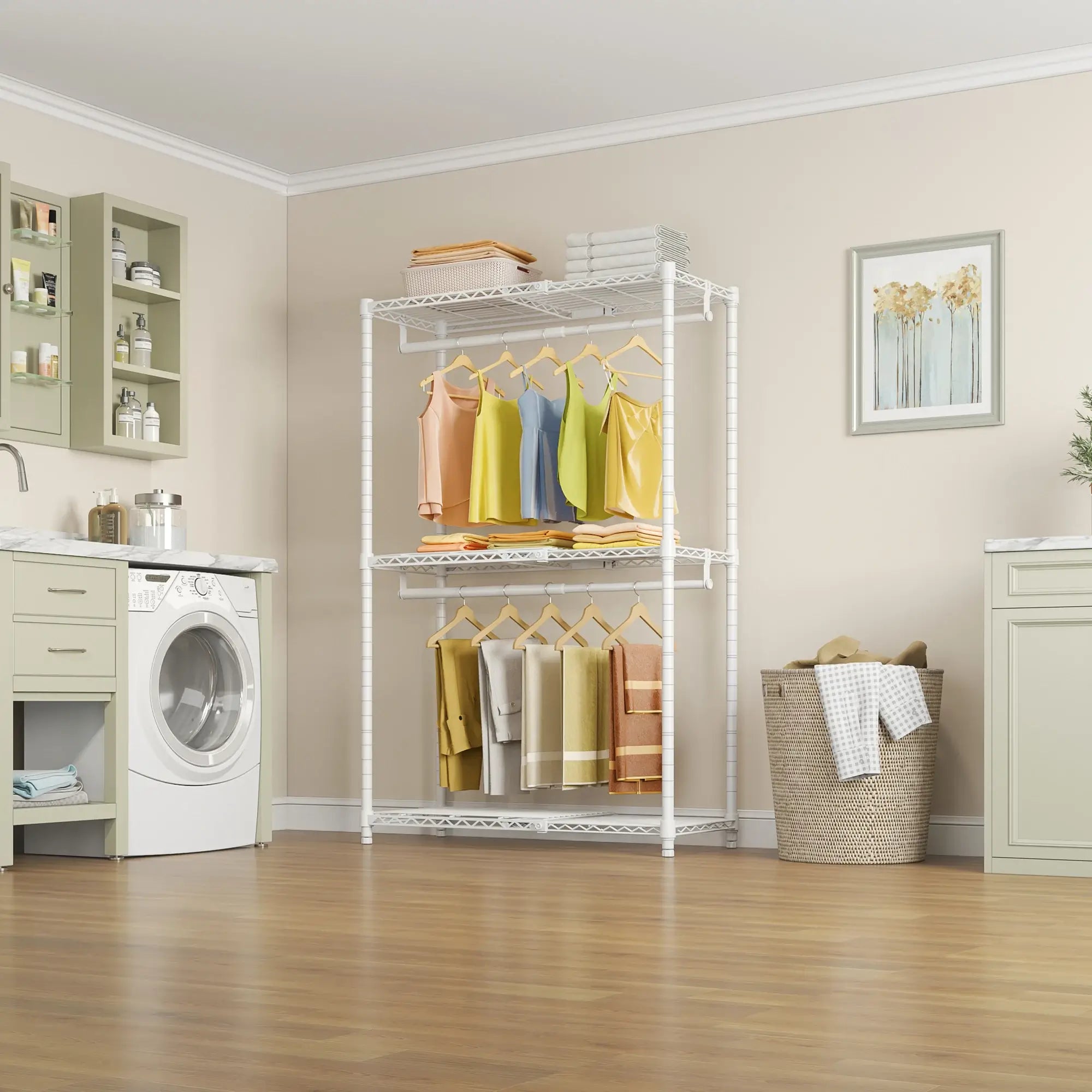 VIPEK X1 Expandable Clothes Rack, White