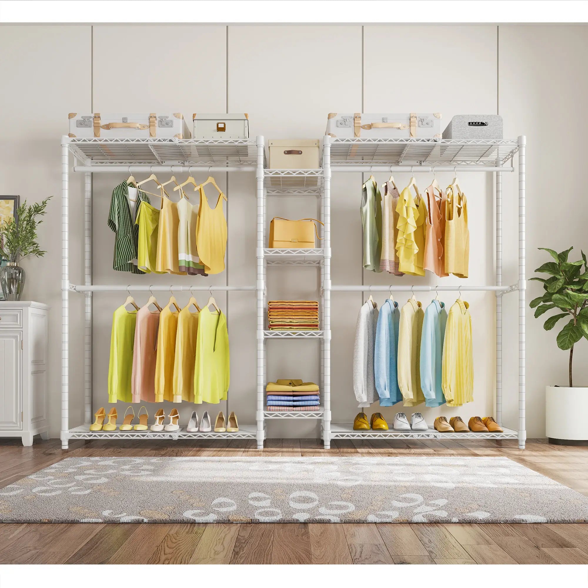 VIPEK X3 Expandable Clothes Rack, White