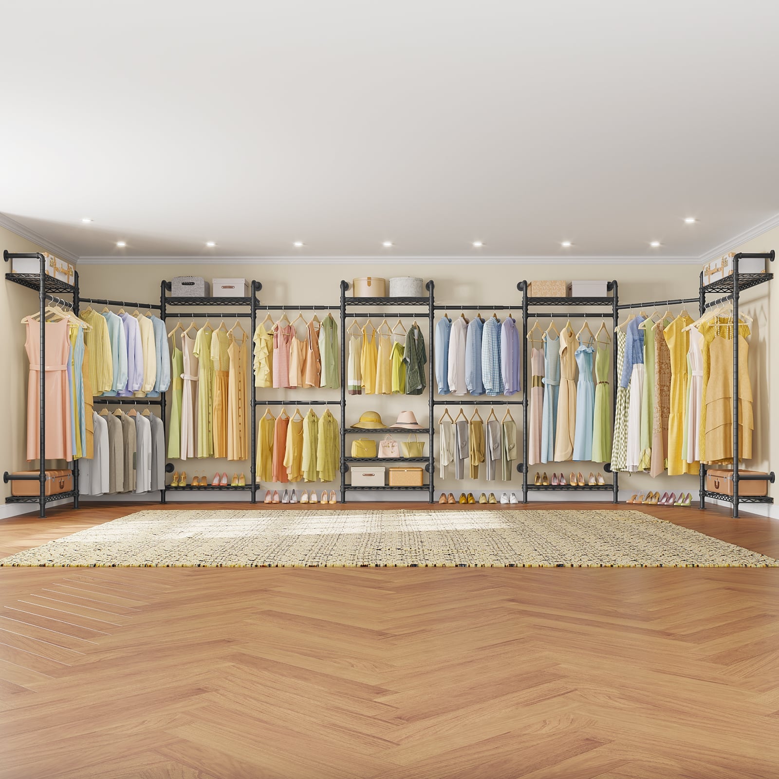 Timate U4 Wall Mounted Expandable Clothes Rack