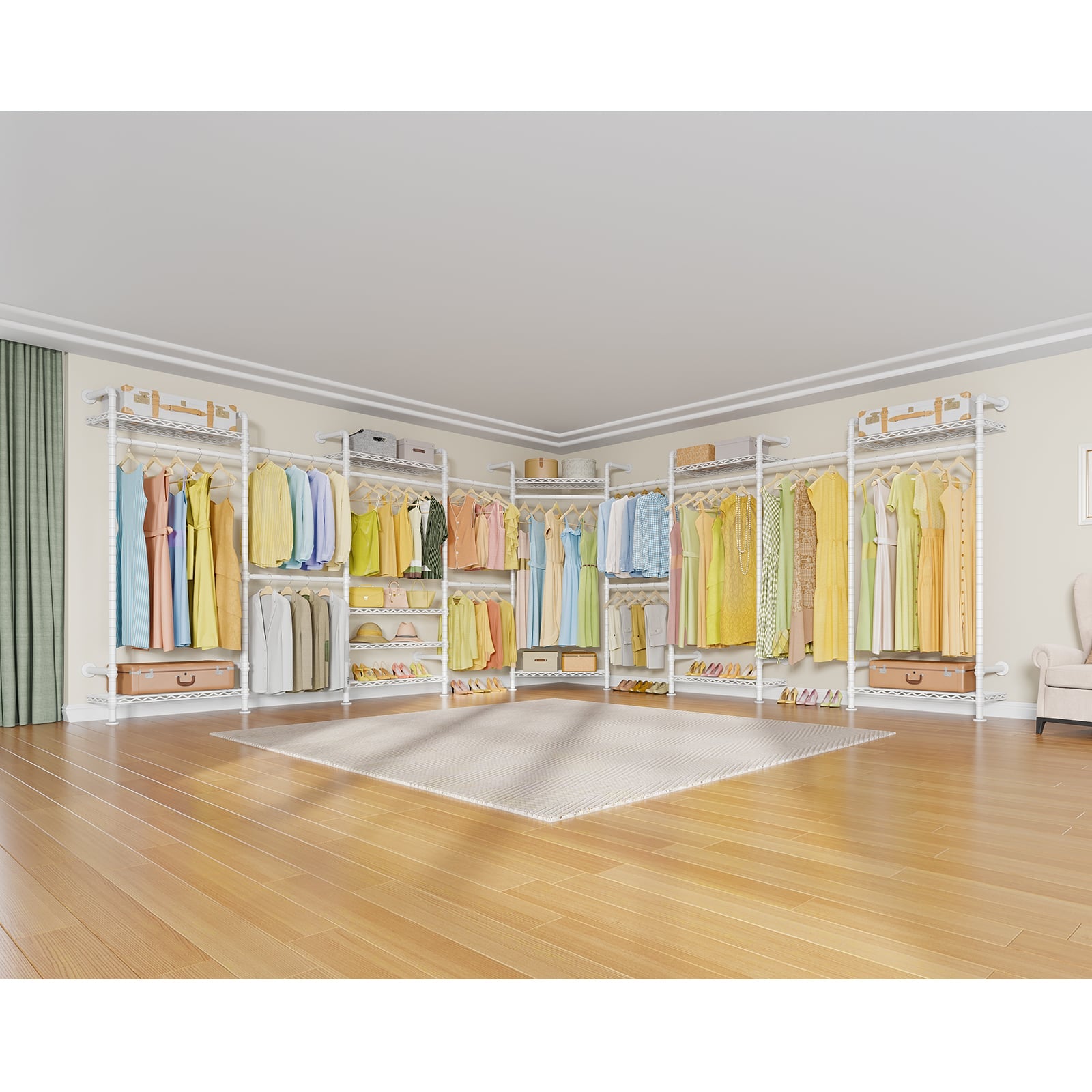 Timate U4 Wall Mounted Expandable Clothes Rack