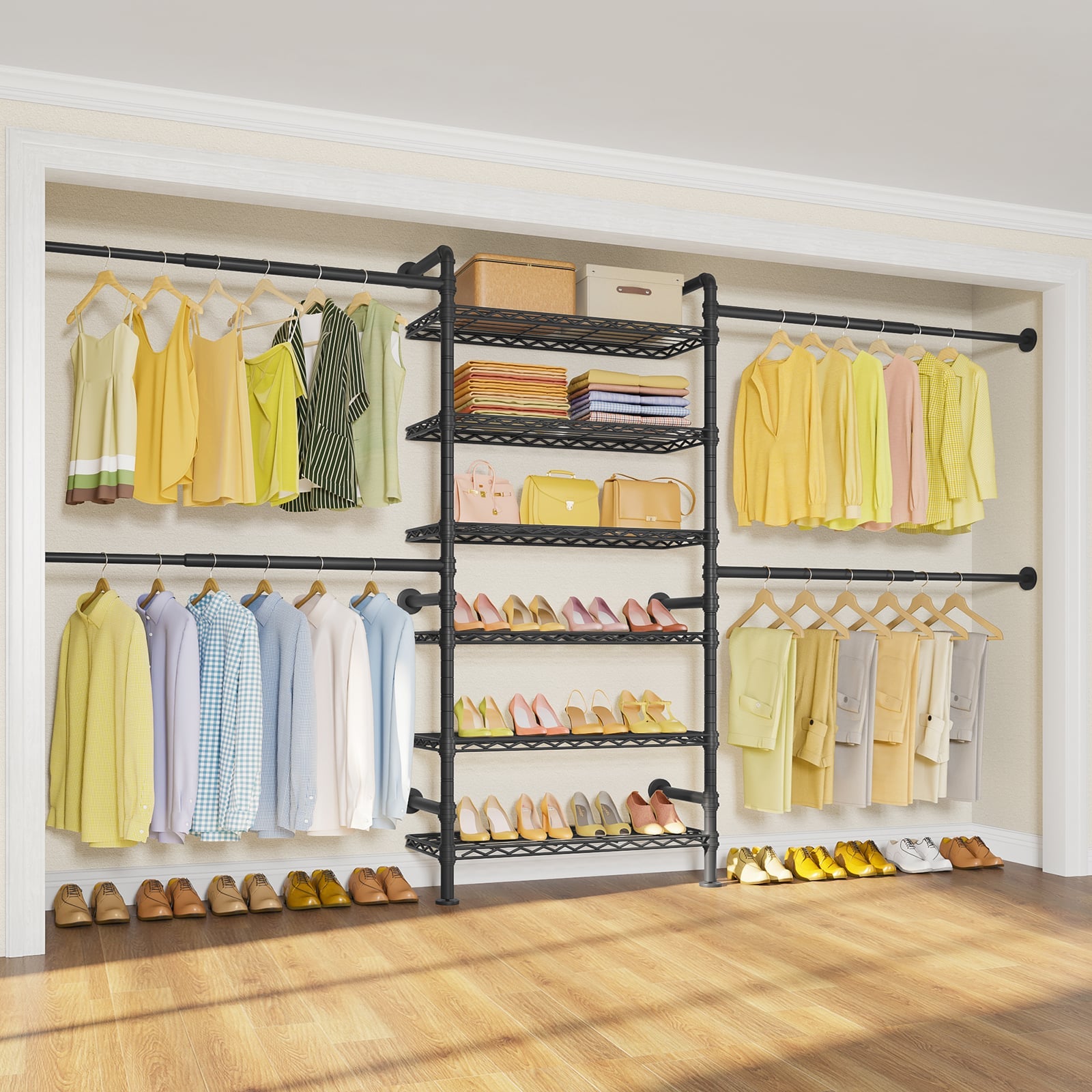 Timate P3 Wall Mounted Expandable Clothes Rack