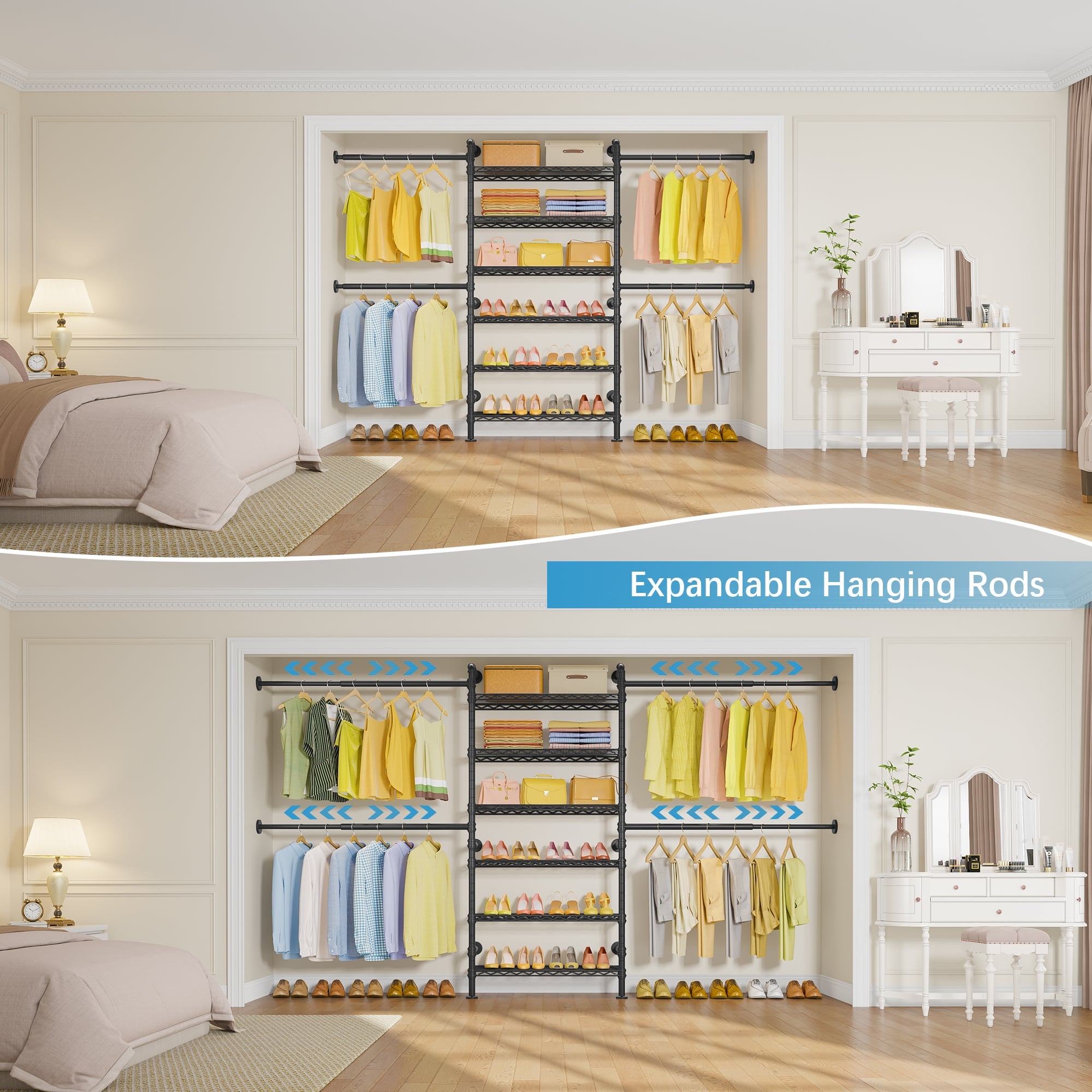 Timate P3 Wall Mounted Expandable Clothes Rack