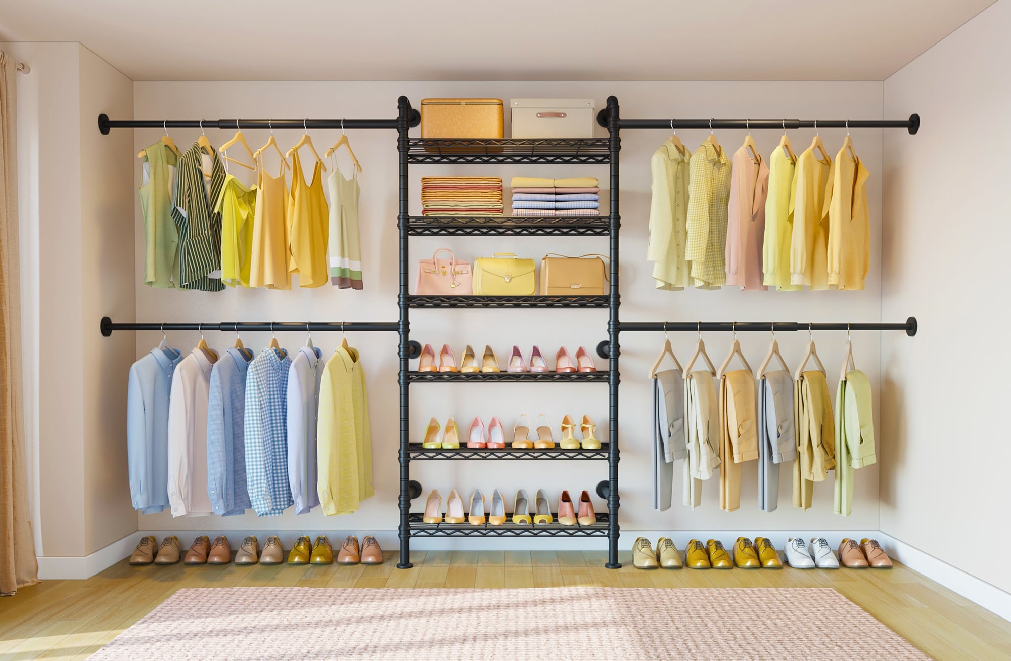 Timate P3 Wall Mounted Expandable Clothes Rack