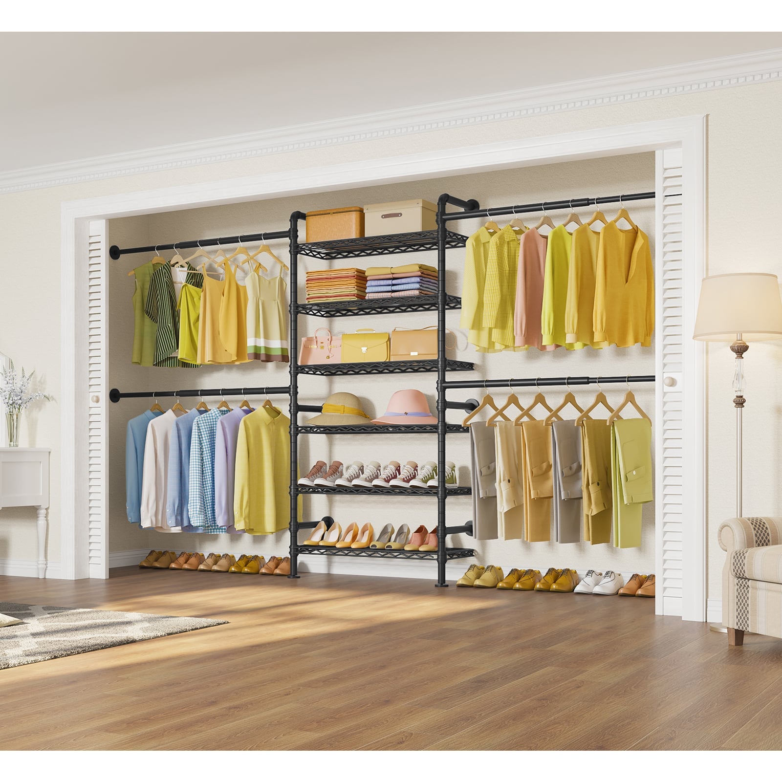 Timate P3 Wall Mounted Expandable Clothes Rack