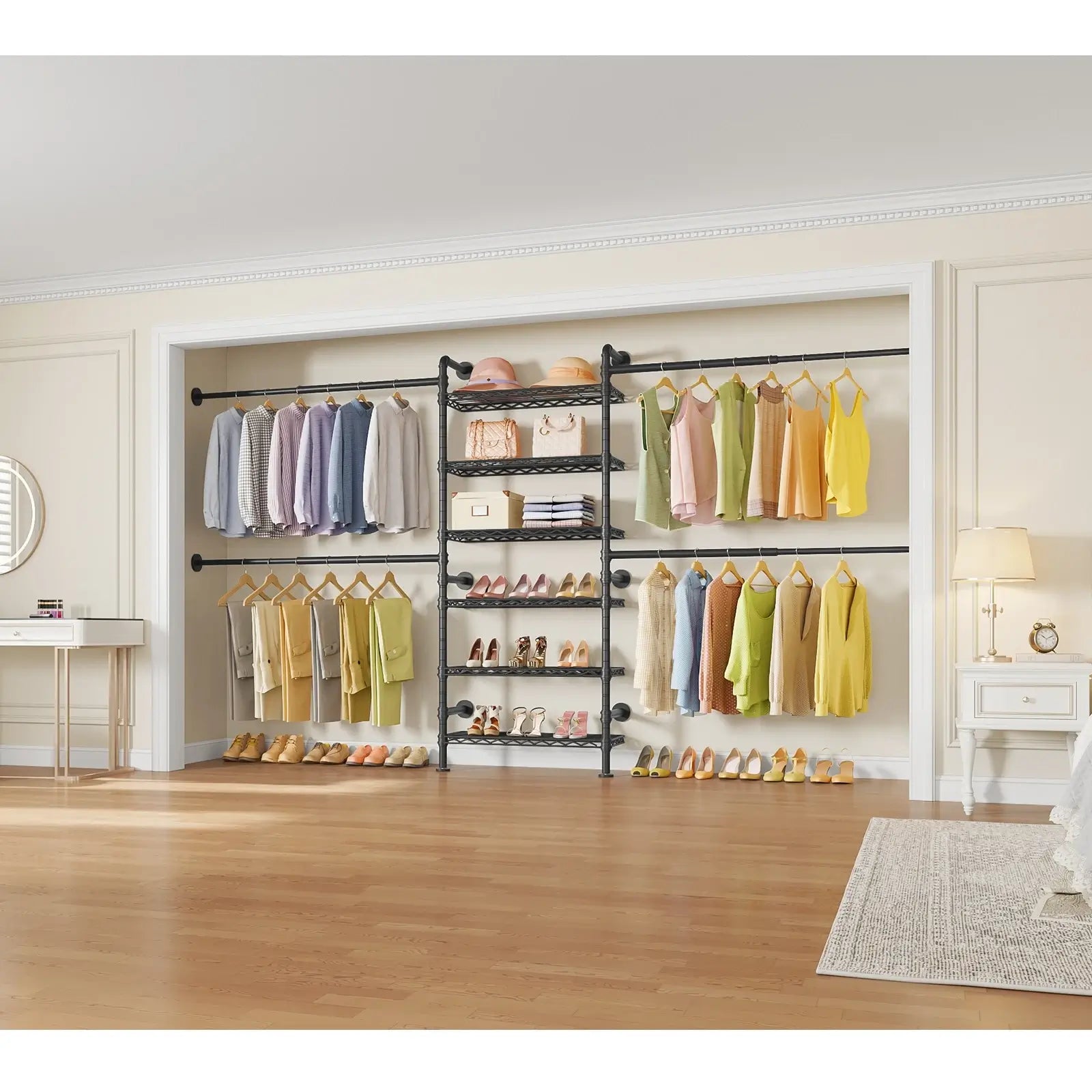 Timate S3X Wall Mounted Expandable Clothes Rack